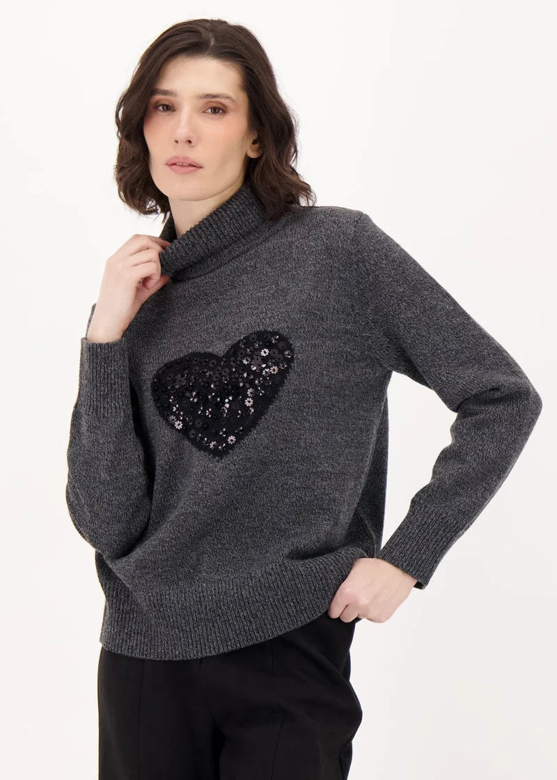 Gabby Isabella - Sequin Sweetheart Sweater