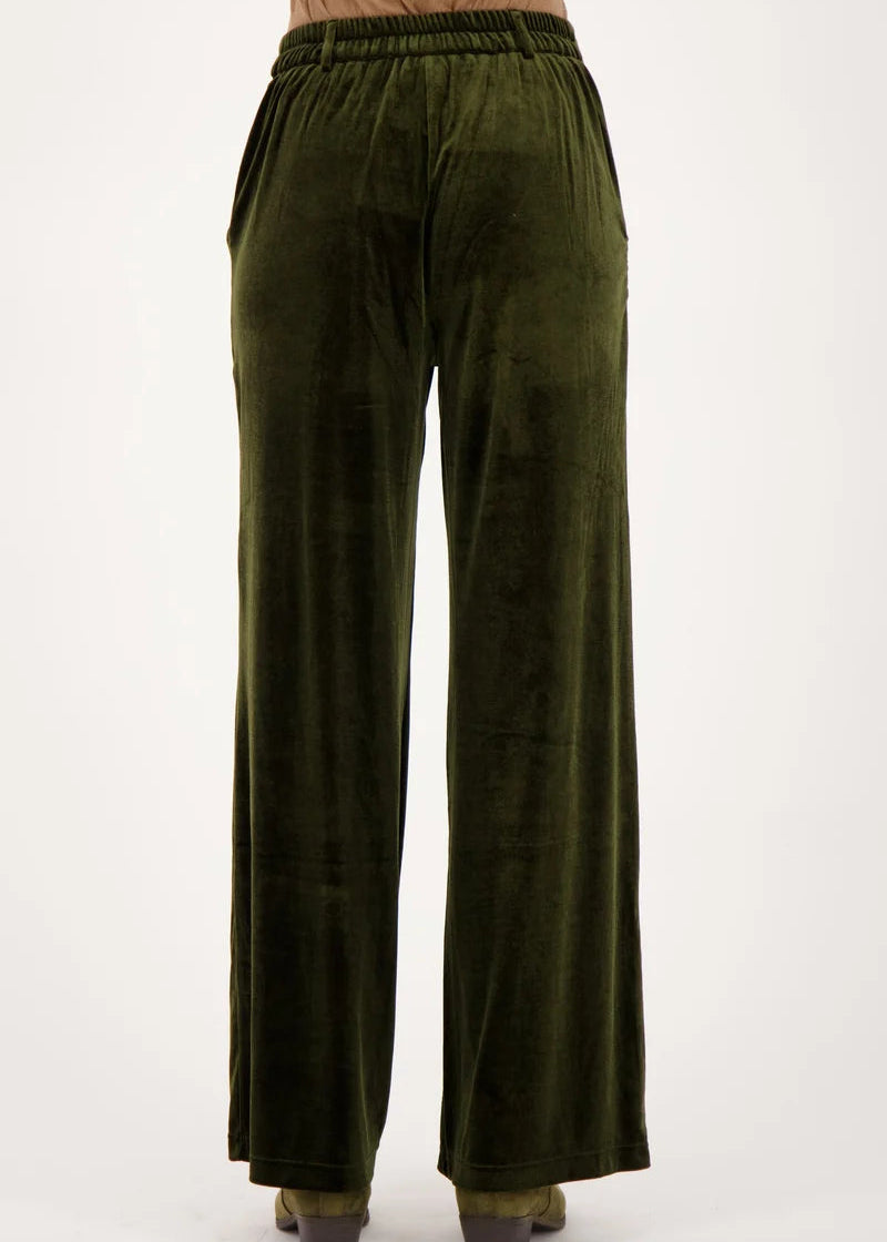 Gabby Isabella - Velvet Straight Leg Pant