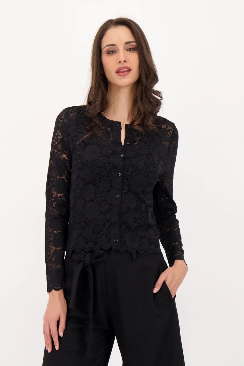 Gabby Isabella - Spandex Lace Cardigan