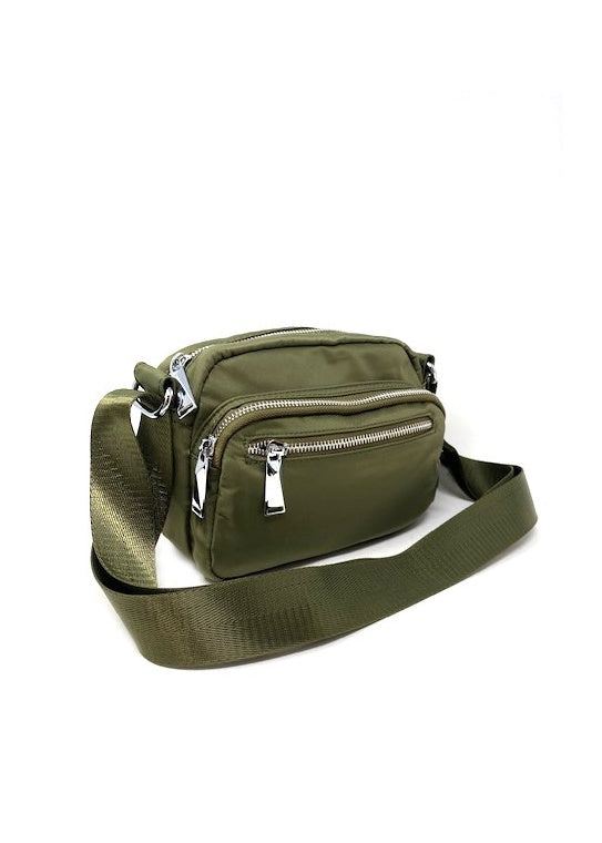 Inzi - Crossbody Multi Zipper Bag