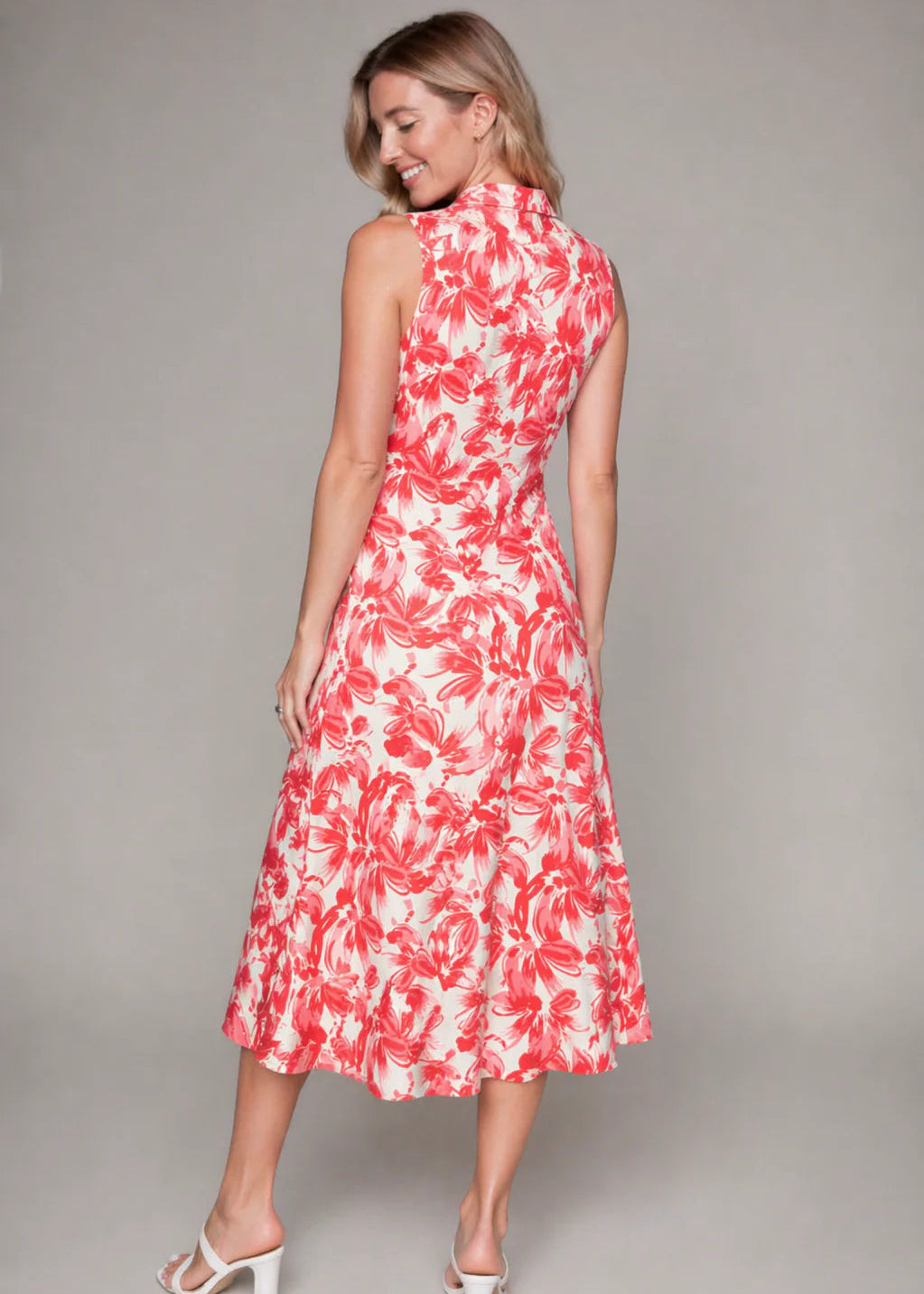 Compli K - Floral Sleeveless Midi Dress - SALE