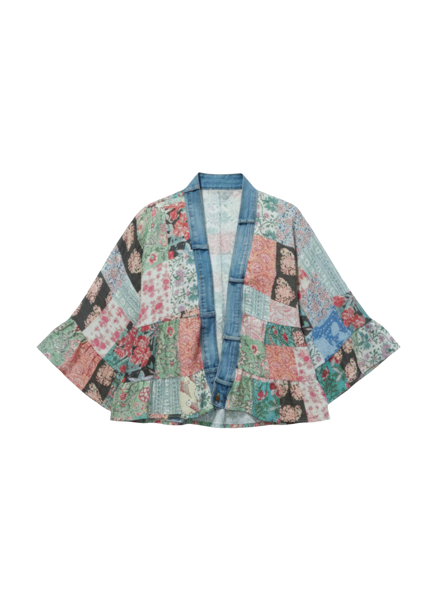 Shannon Passero - Zara Cardigan Vintage Patchwork Print