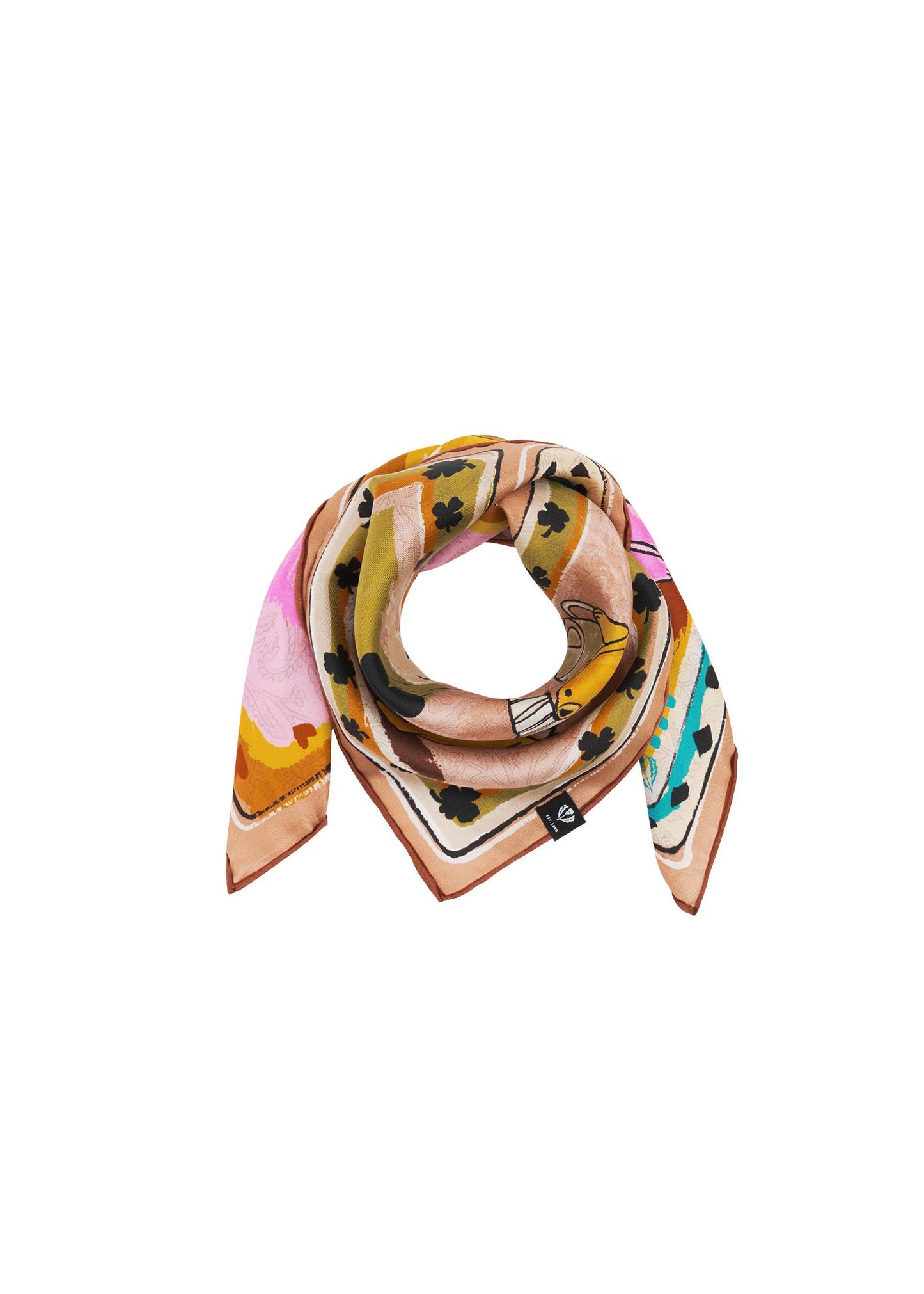 V Fraas - Neckerchief With a Playing Card Design