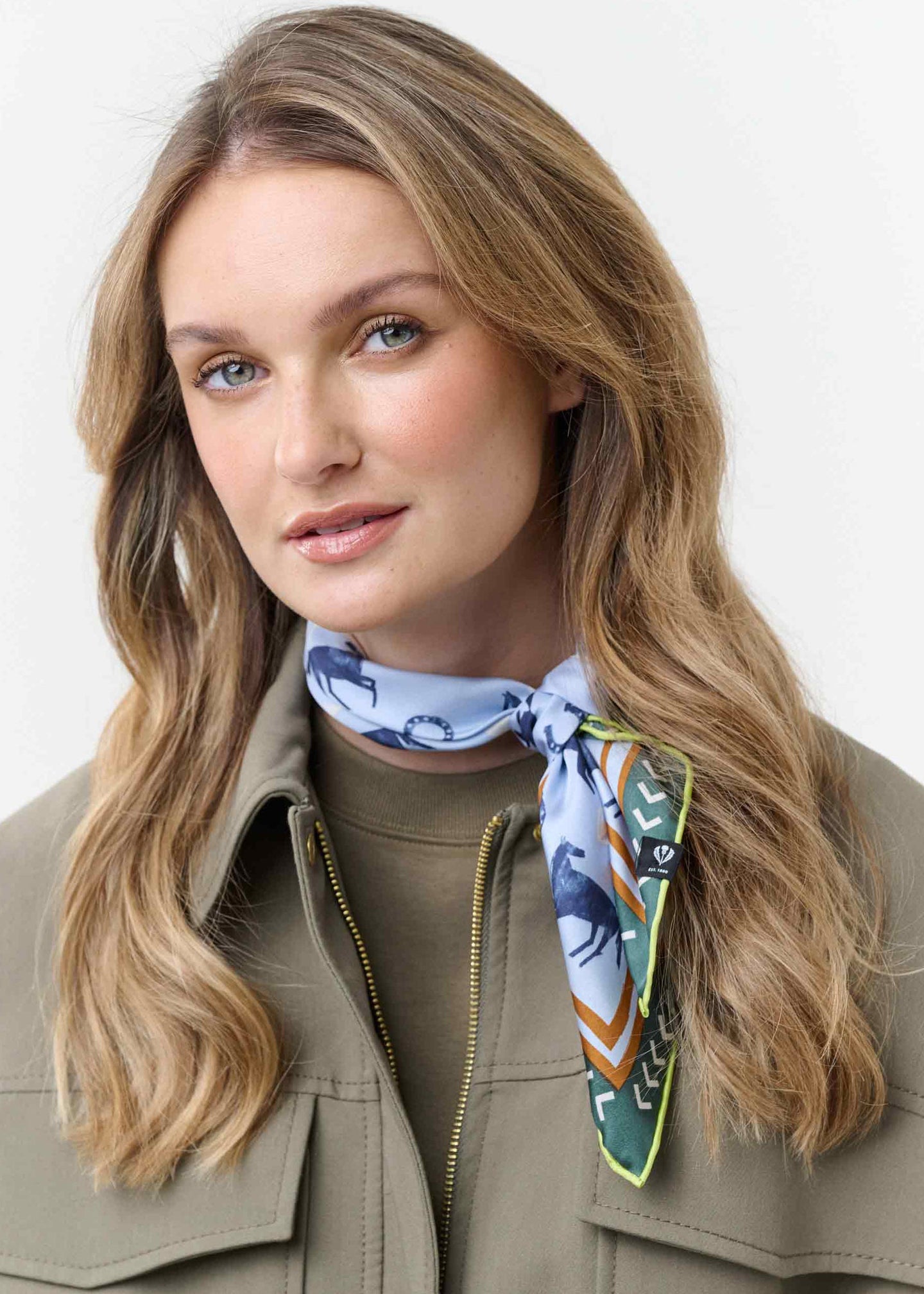 V Fraas - Neckerchief With Horse Design