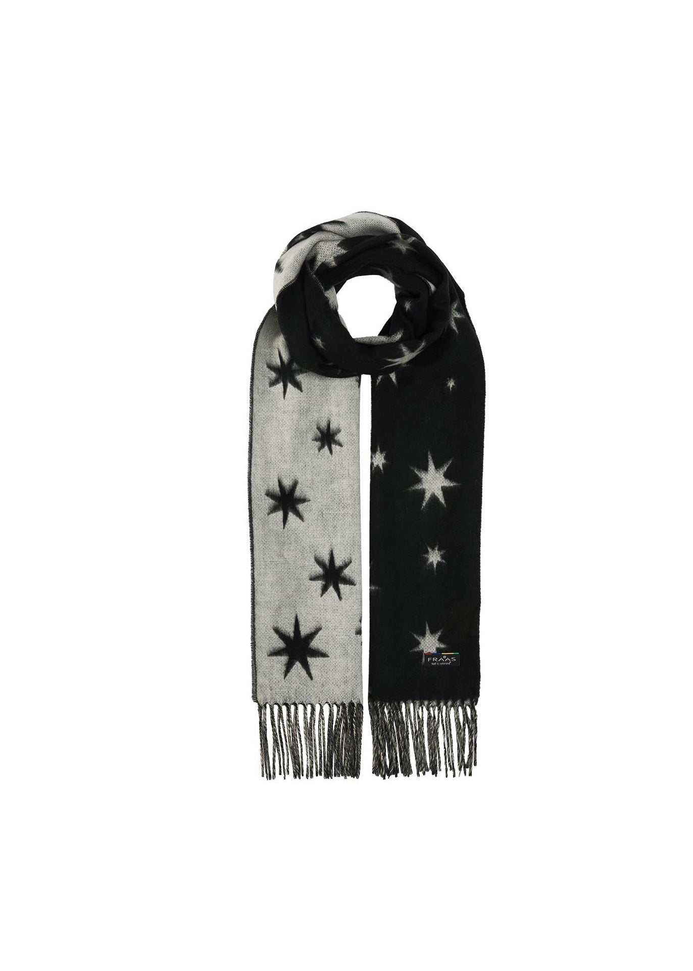 V Fraas - Double-sided Cashmink Scarf With Star Design