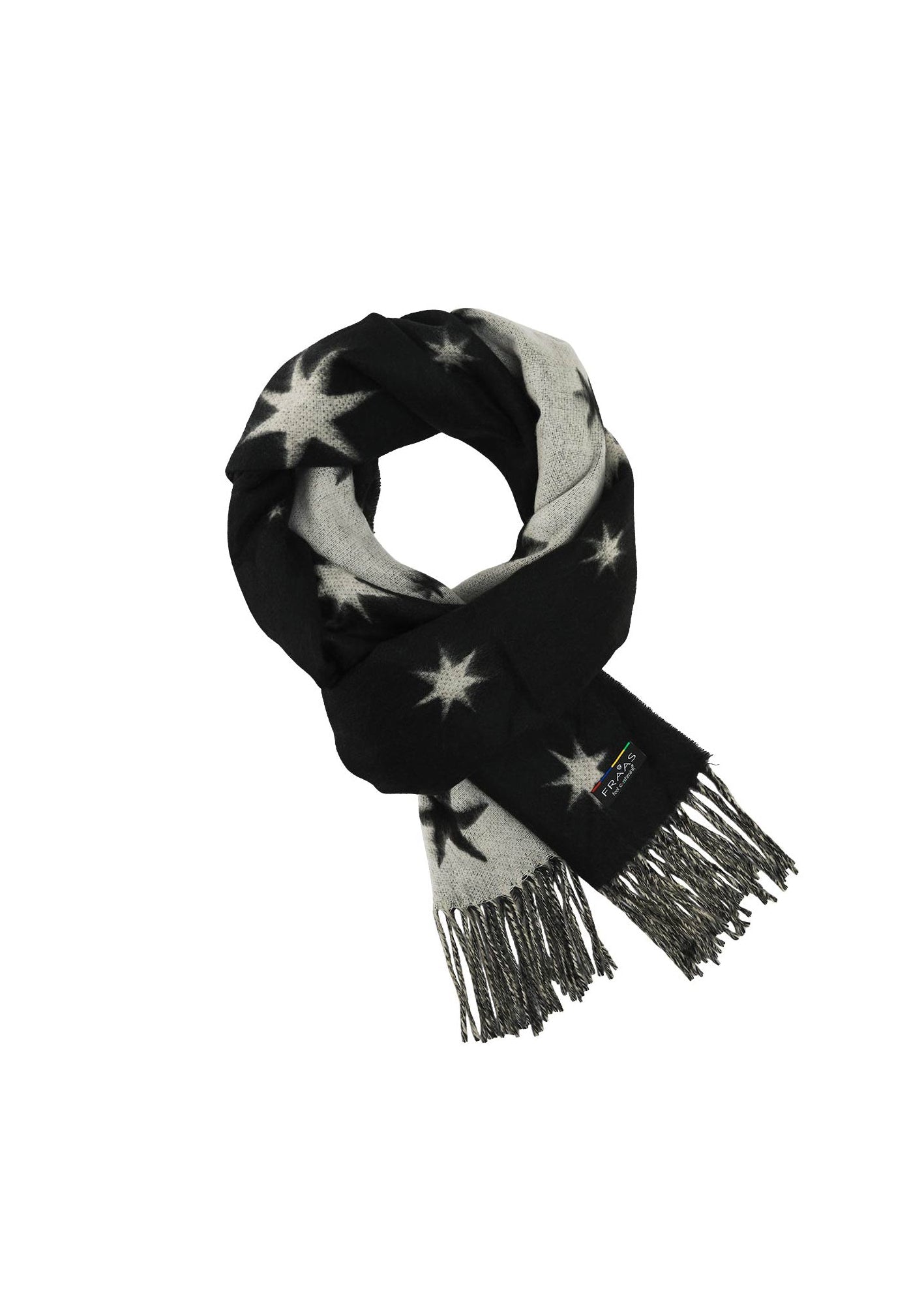 V Fraas - Double-sided Cashmink Scarf With Star Design