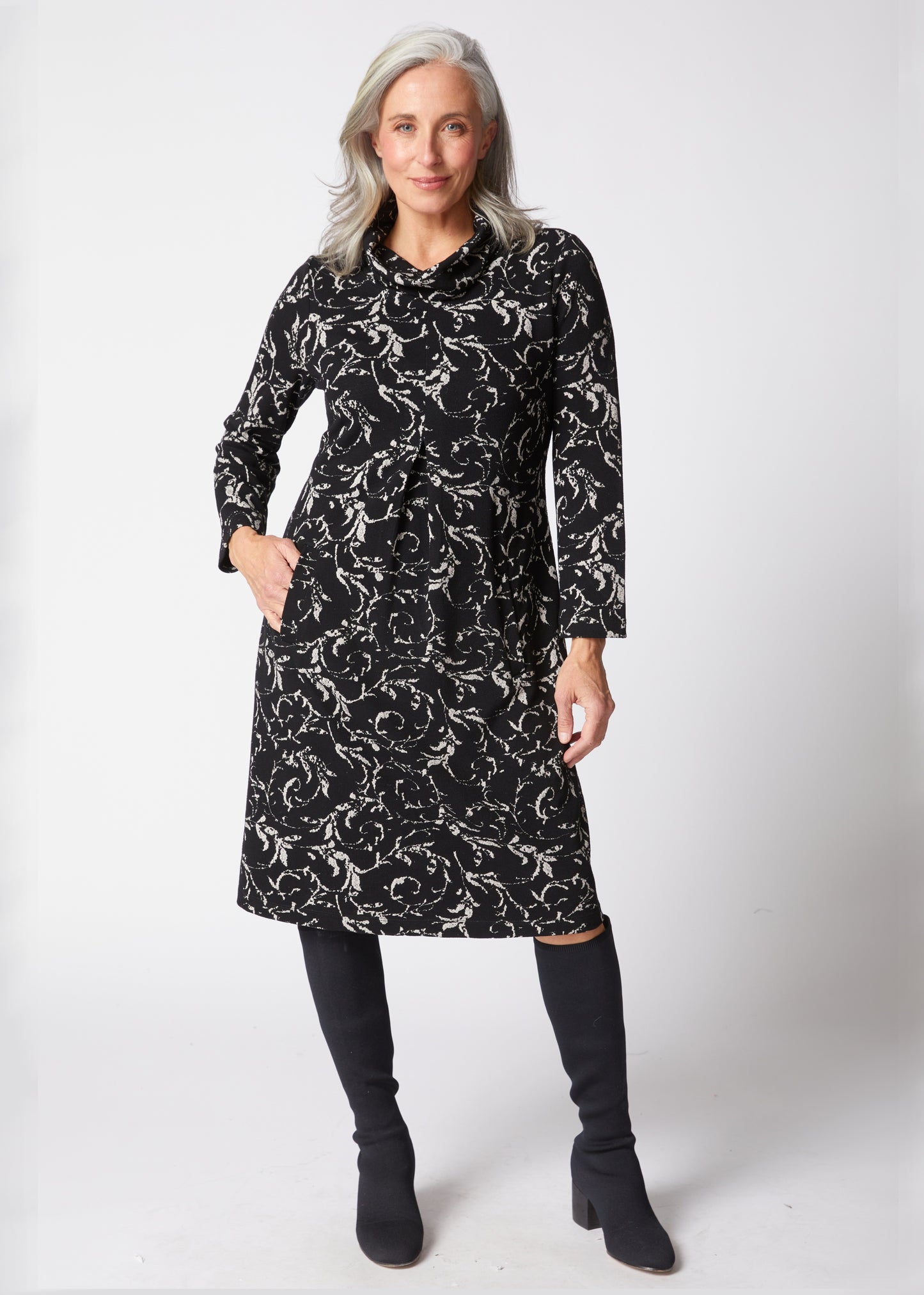 Habitat - Pleat Front Printed Dress - SALE