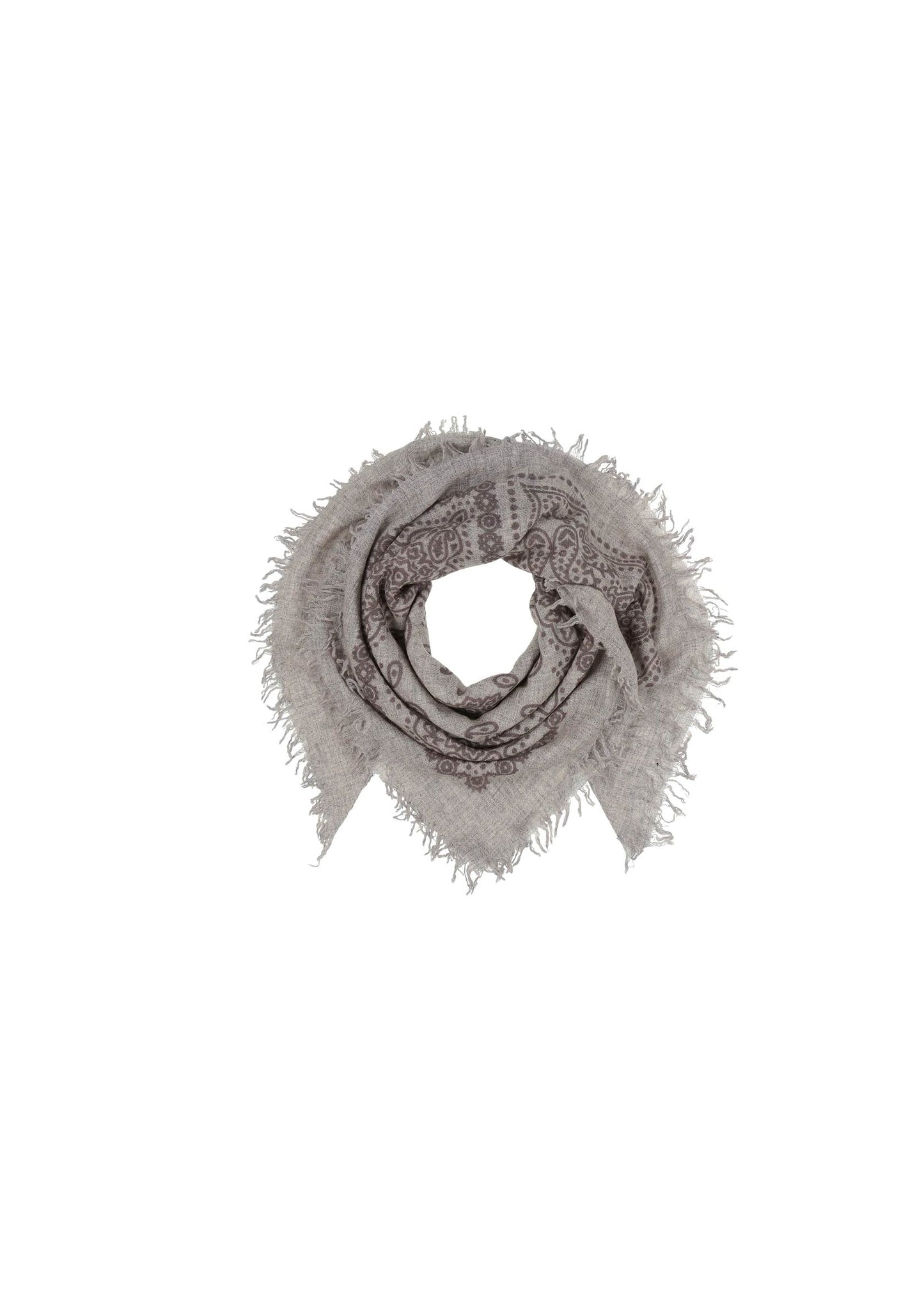 V Fraas - Paisley Pattern Wool Scarf