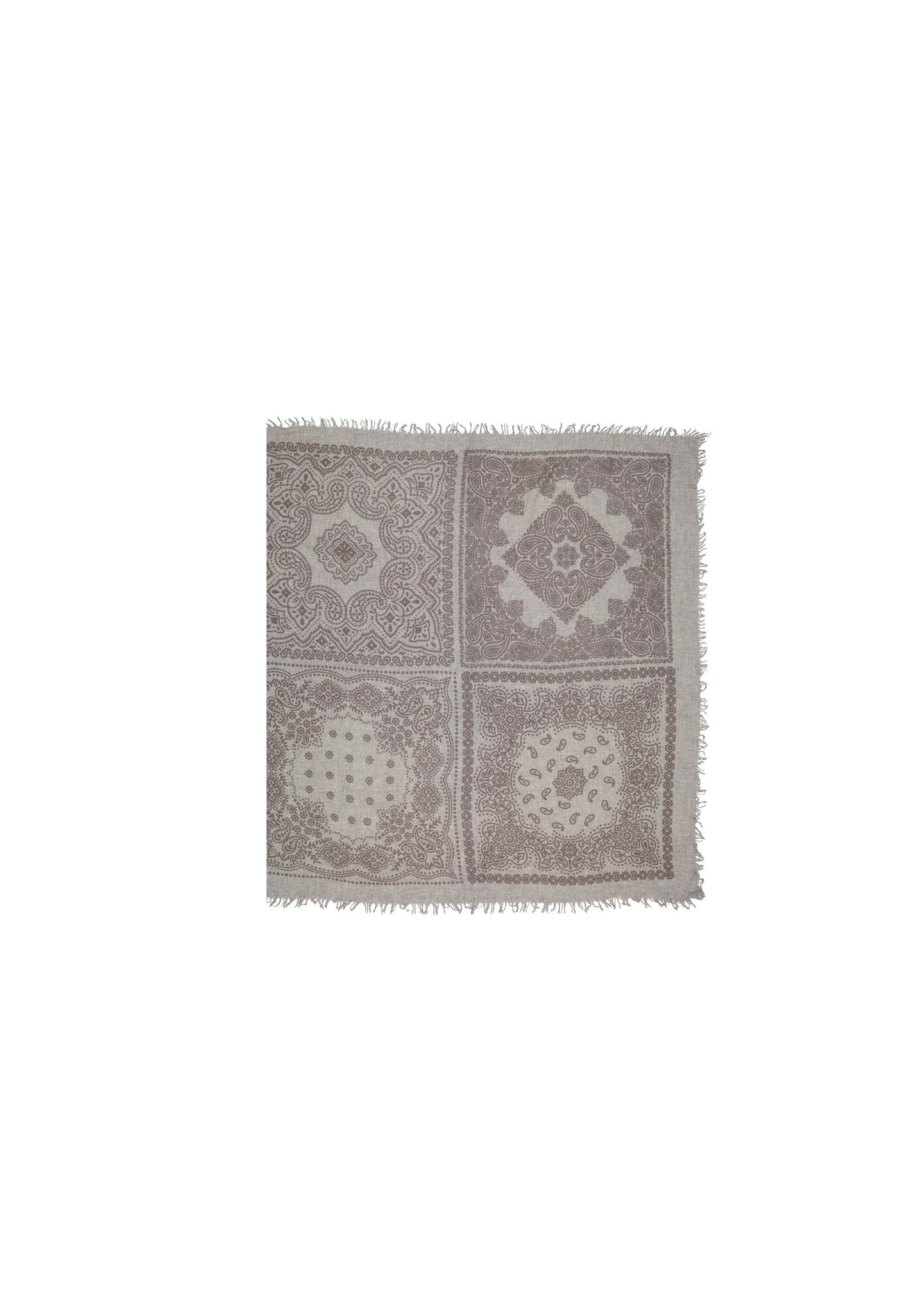 V Fraas - Paisley Pattern Wool Scarf