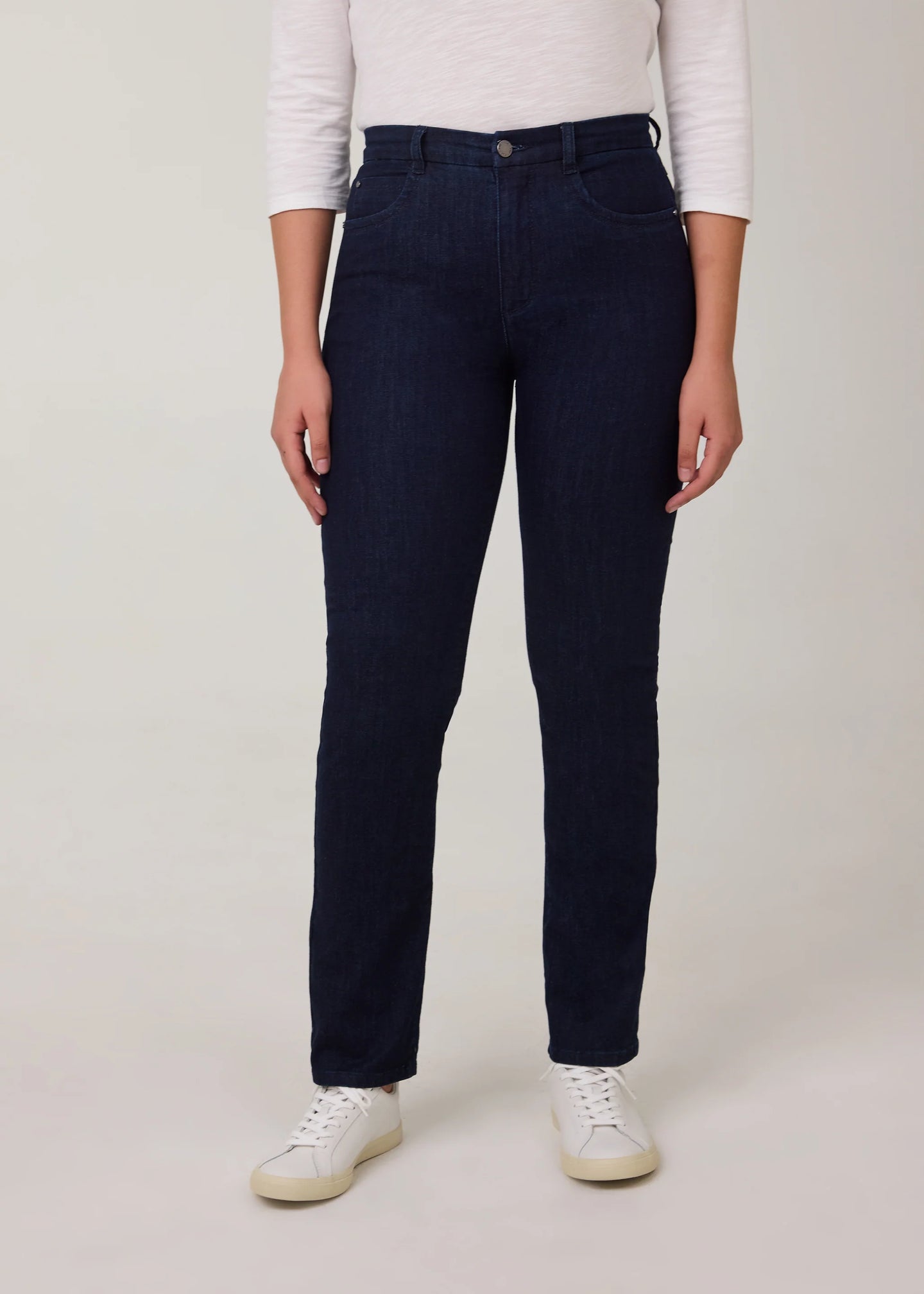 French Dressing Jeans - Petite Suzanne Straight Leg Jean - Pleasant