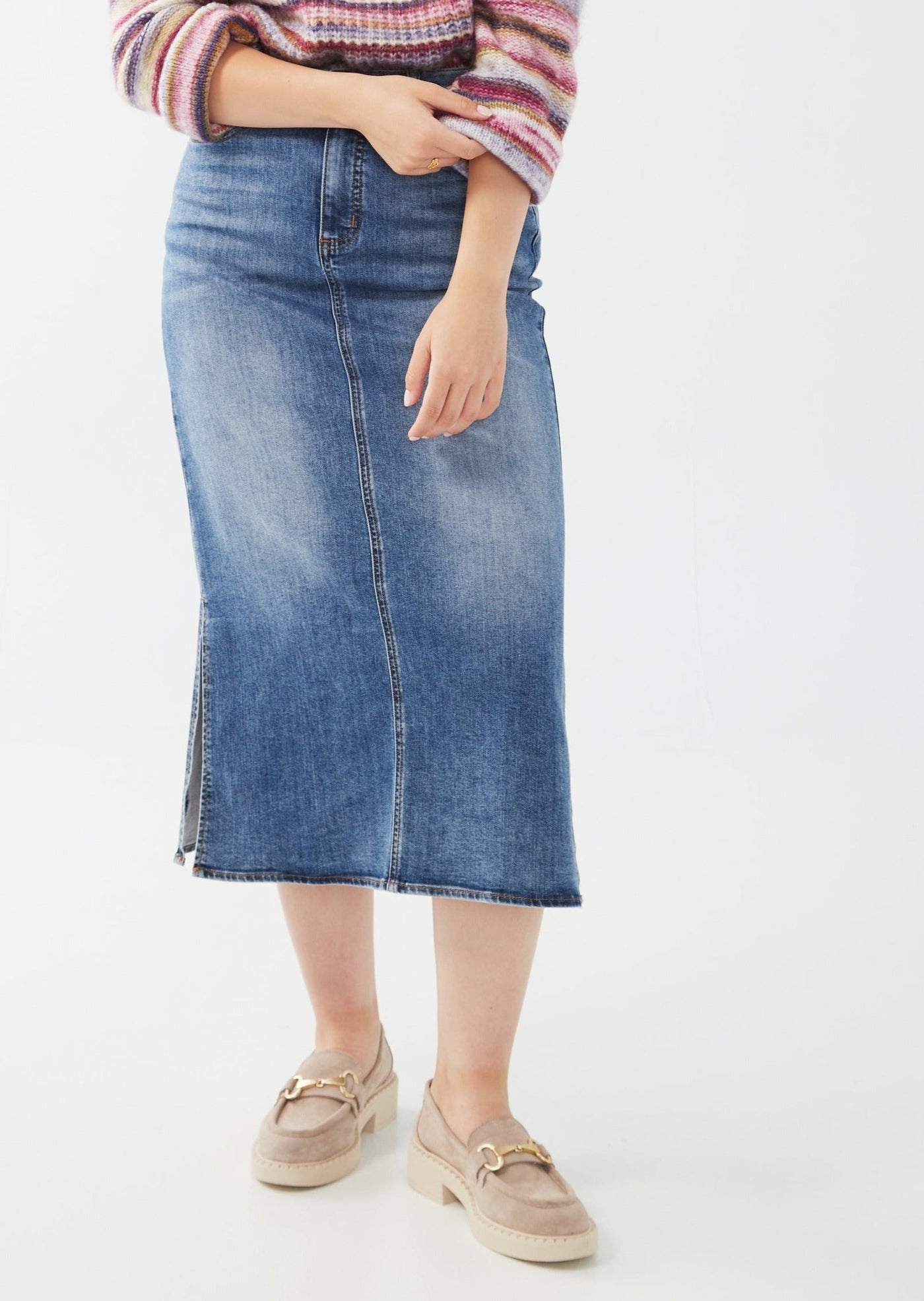 French Dressing Jeans - Long Jean Skirt