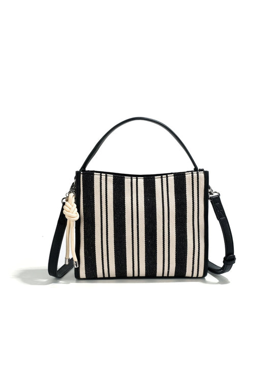 Co-lab - Stripes 'Camilla' Top Handle Crossbody Bag