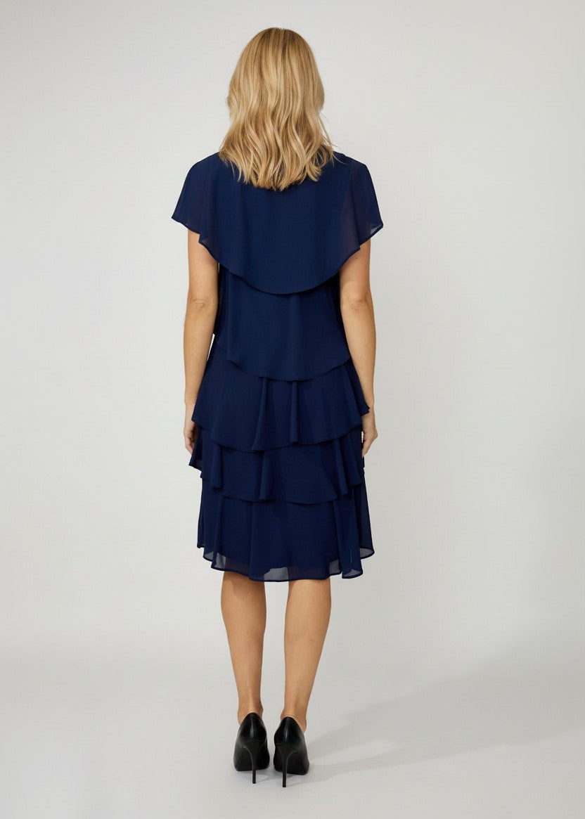 Compli K - Tiered V-neck Dress - SALE