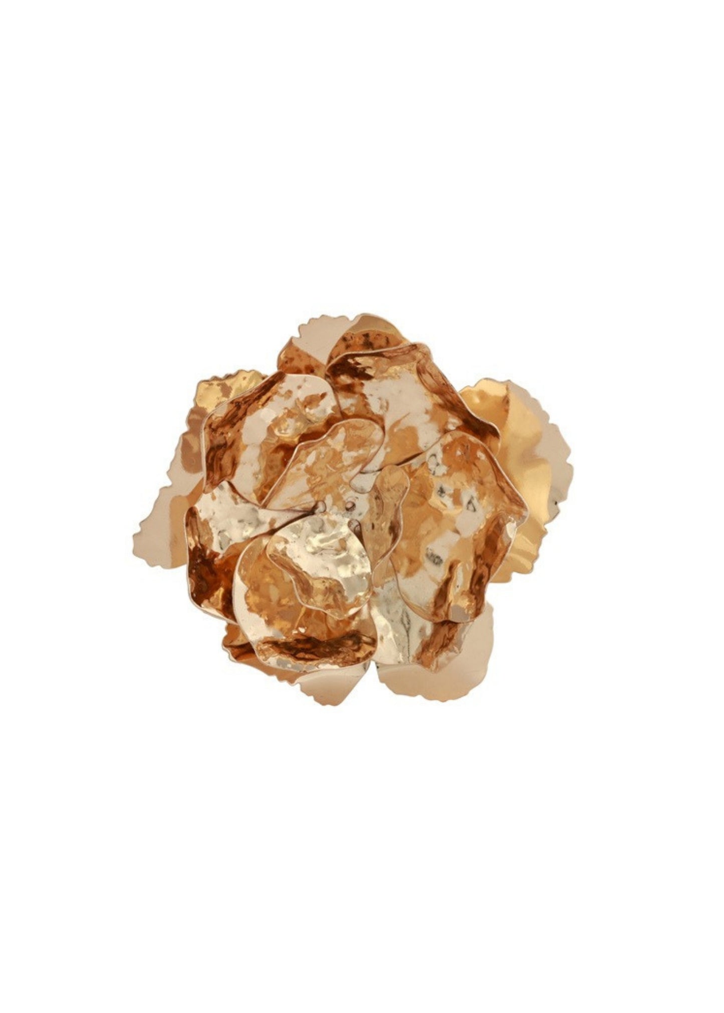 Merx - Gold Petal Brooch