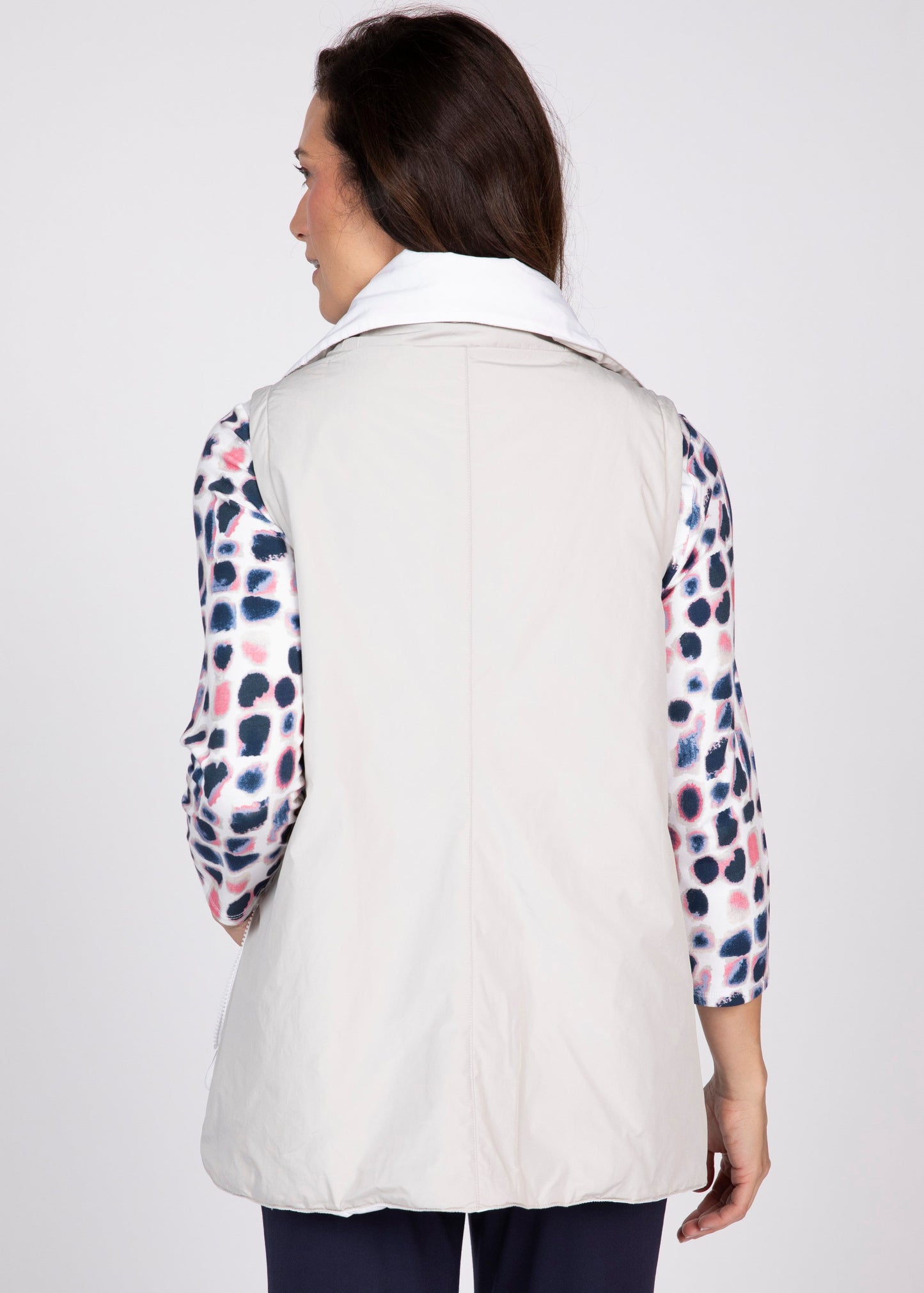 Olivia - Reversible Taffeta Magnetic Vest