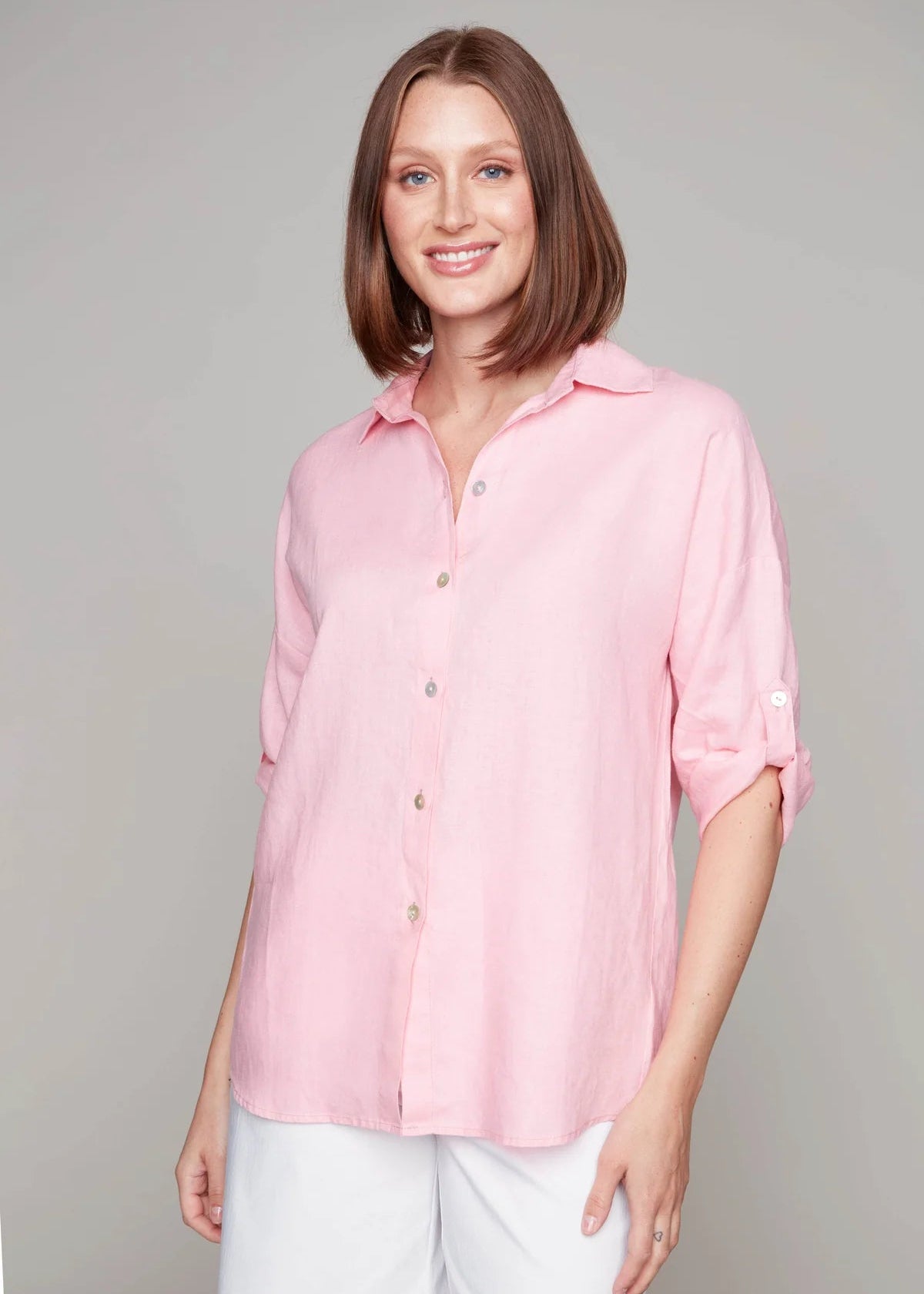 Compli K - Linen Blend Blouse - SALE