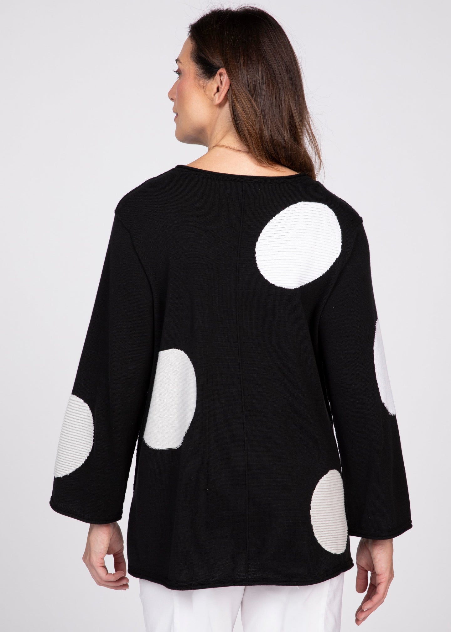 Olivia - Mixed Dot V Neck