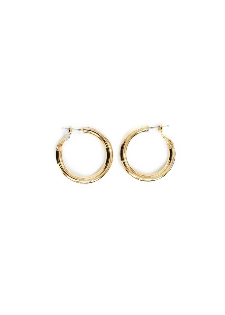 Merx - Gold Hoop Earrings 30mm