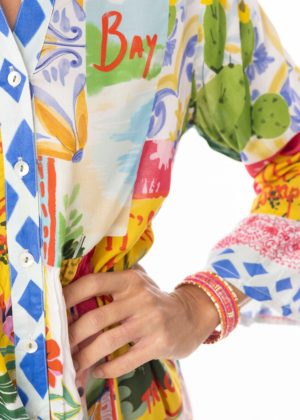 Escape by Orientique  - Erica 3/4 sleeve Dress