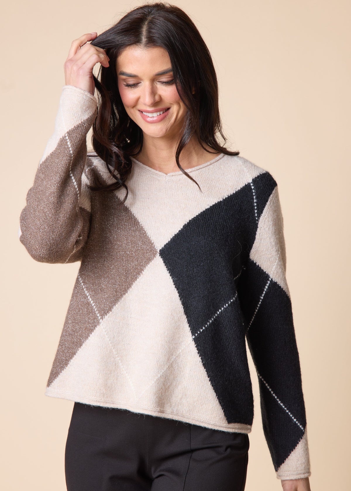 Habitat - Alpine Argyle Pullover
