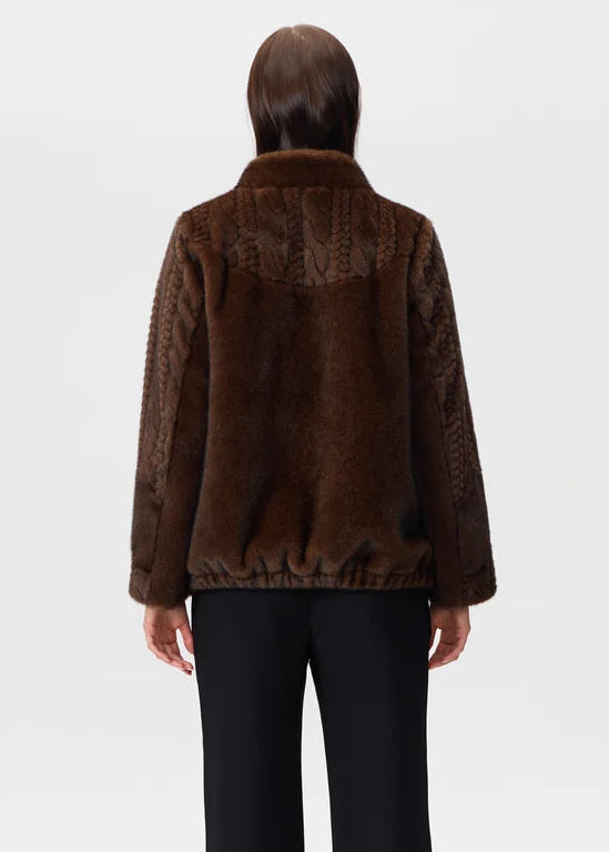 Nikki Jones - Cable Fake Fur Jacket