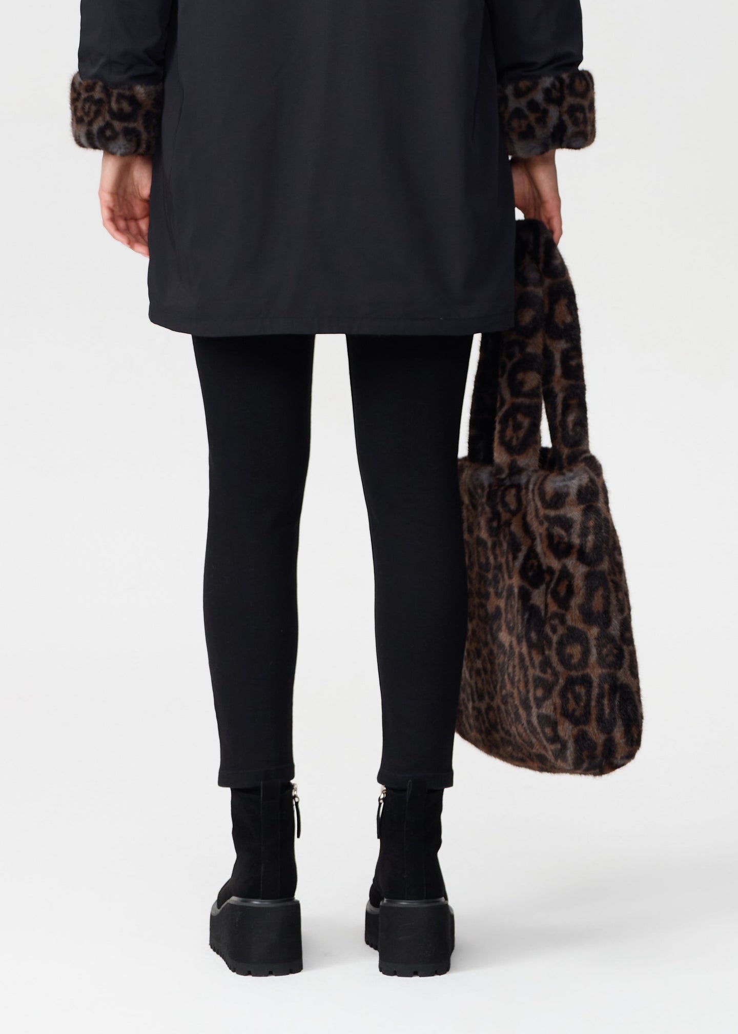 Nikki Jones - Faux Fur Animal Tote Bag