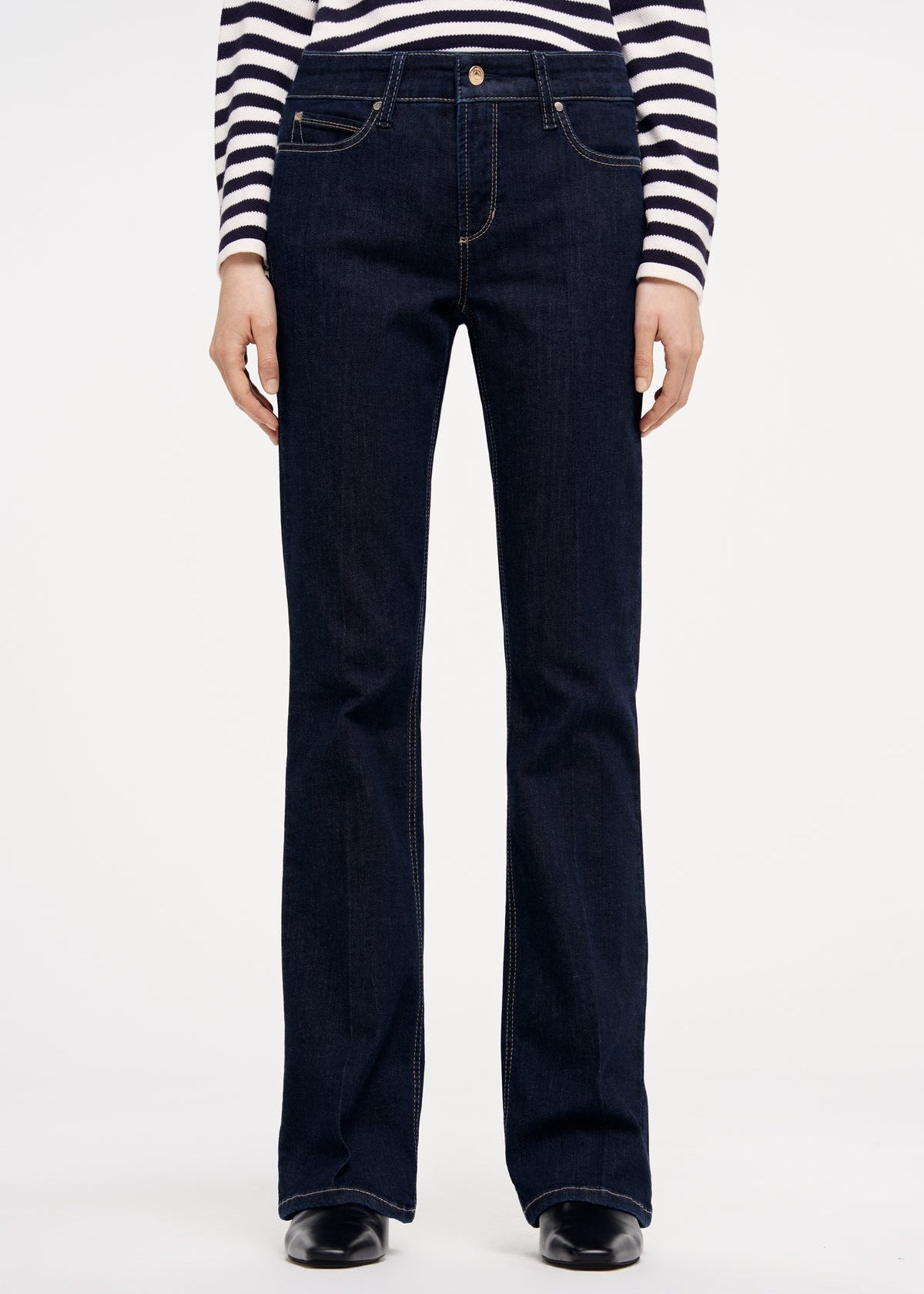 Cambio - Paris Flare Jeans - Modern Rinsed