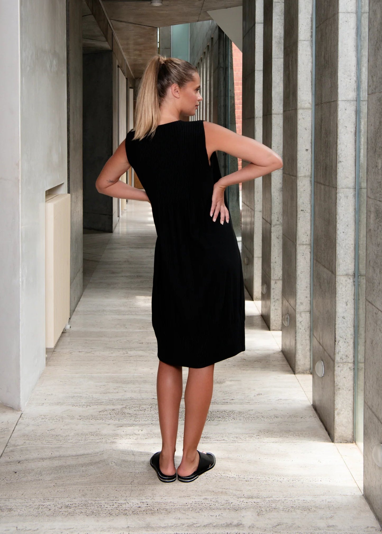 Alquema - Plisse Babydoll Dress