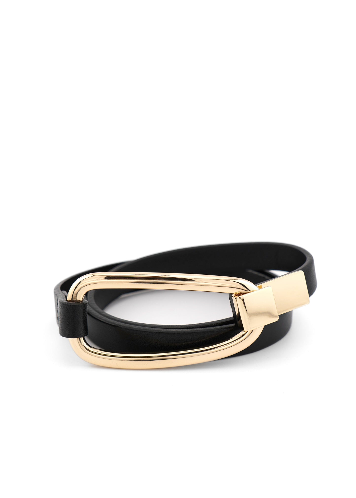 Landes - Slim Leather Clasp Belt