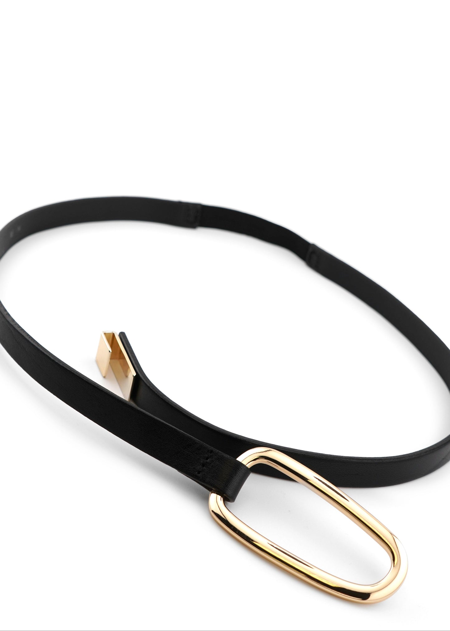 Landes - Slim Leather Clasp Belt