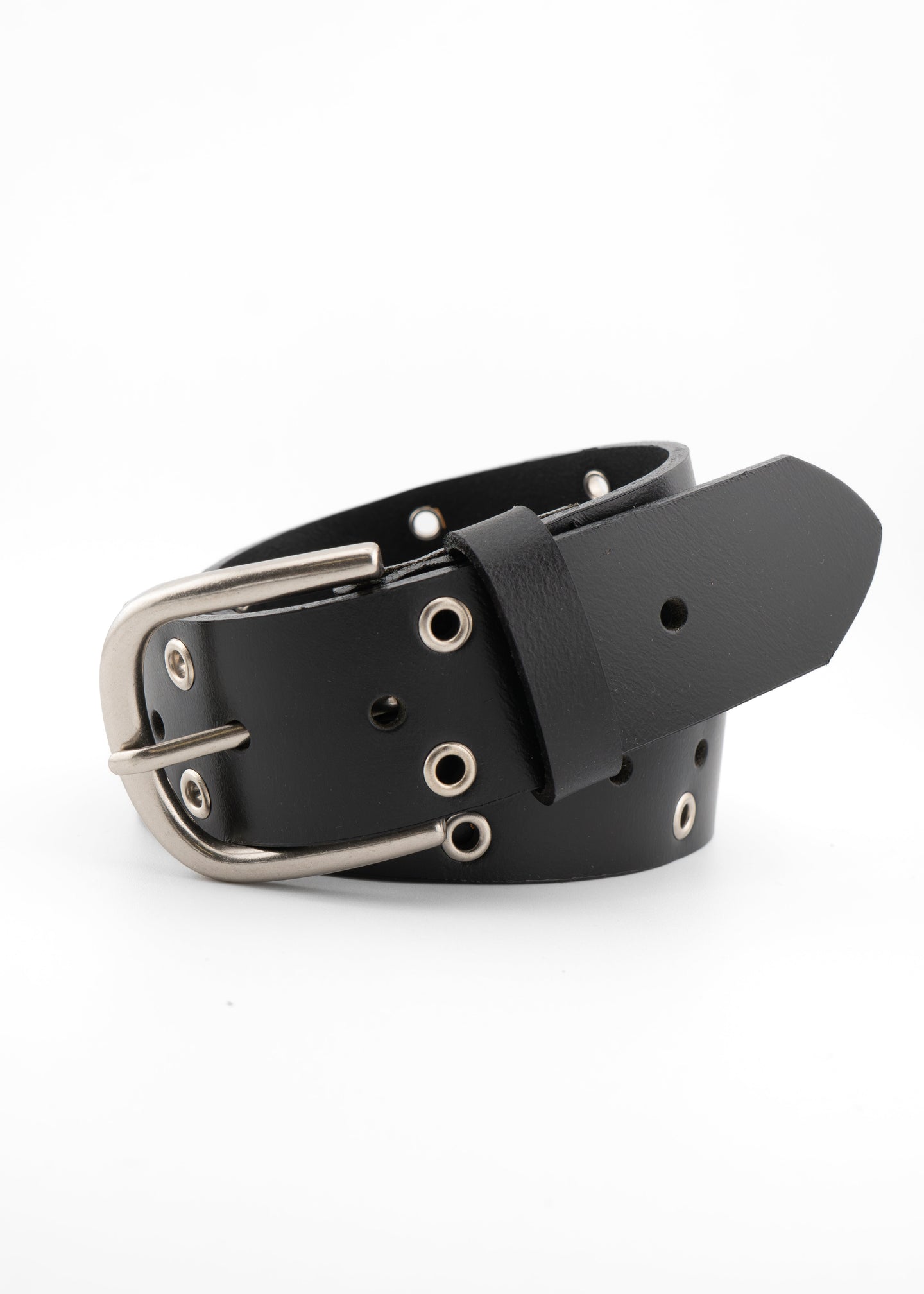 Landes - Grommet Leather Belt