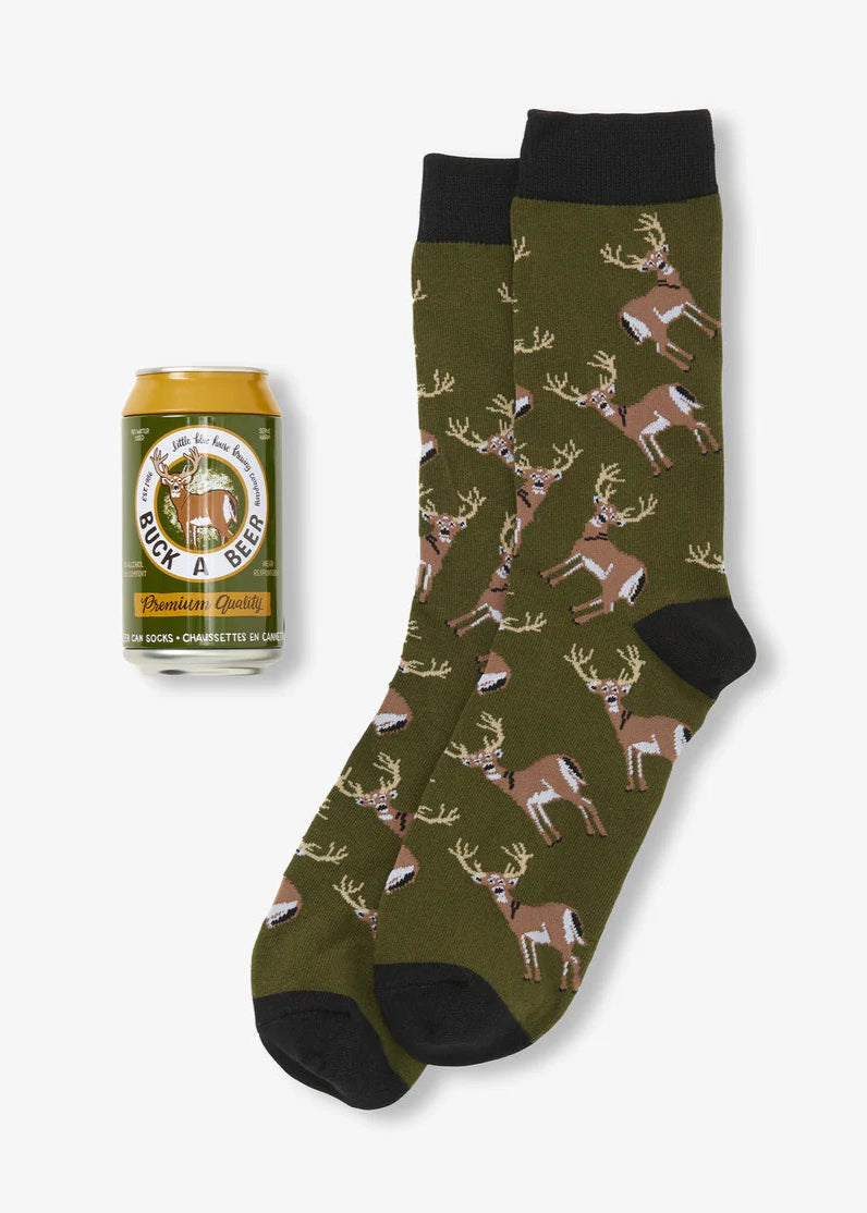 Little Blue House - Mens Socks - Buck A Beer
