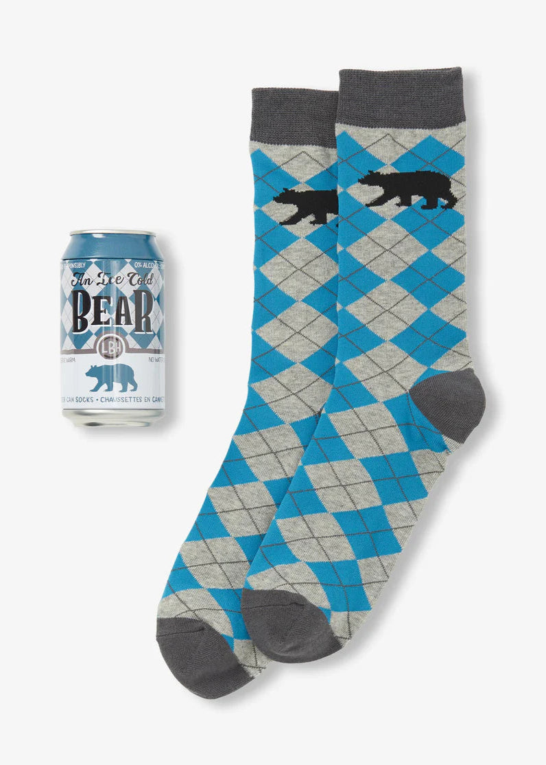Little Blue House - Mens Socks - Ice Cold Bear