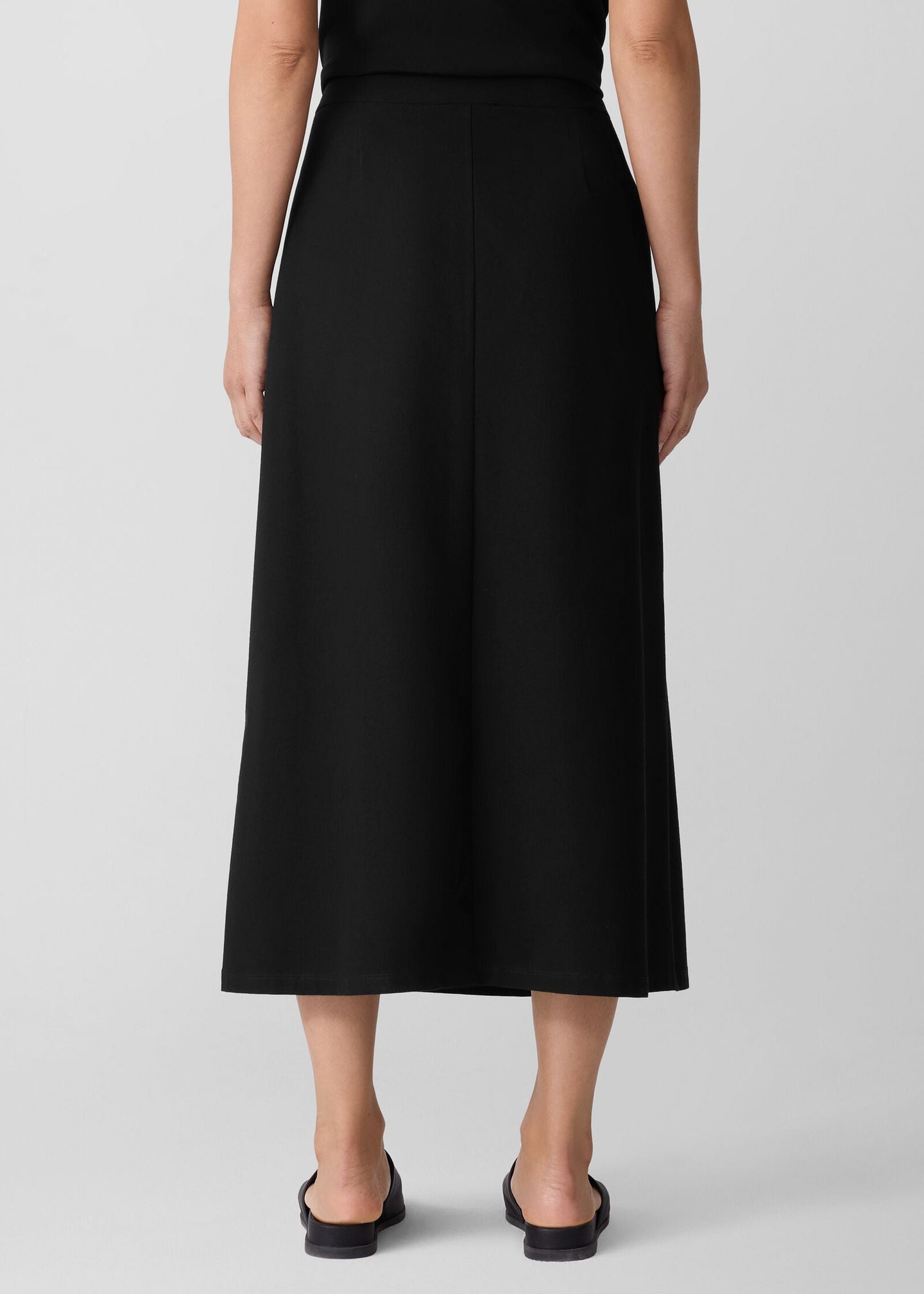 Eileen Fisher - Washable Stretch Crepe Wrap Skirt
