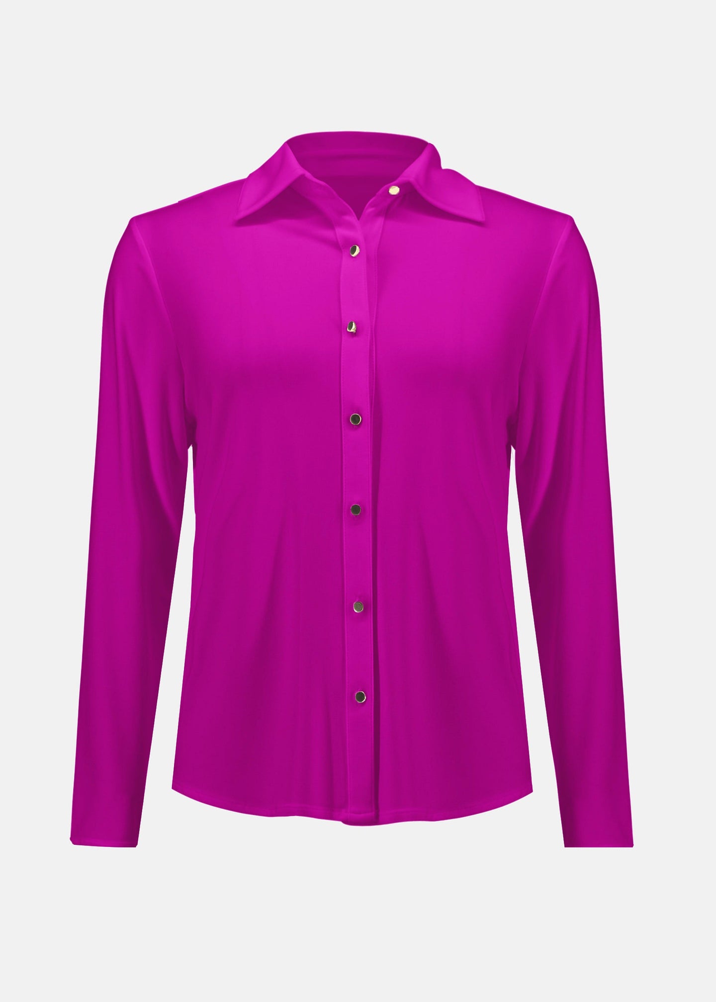 Joseph Ribkoff Silky Knit Button Front Straight Blouse COSMOS XS