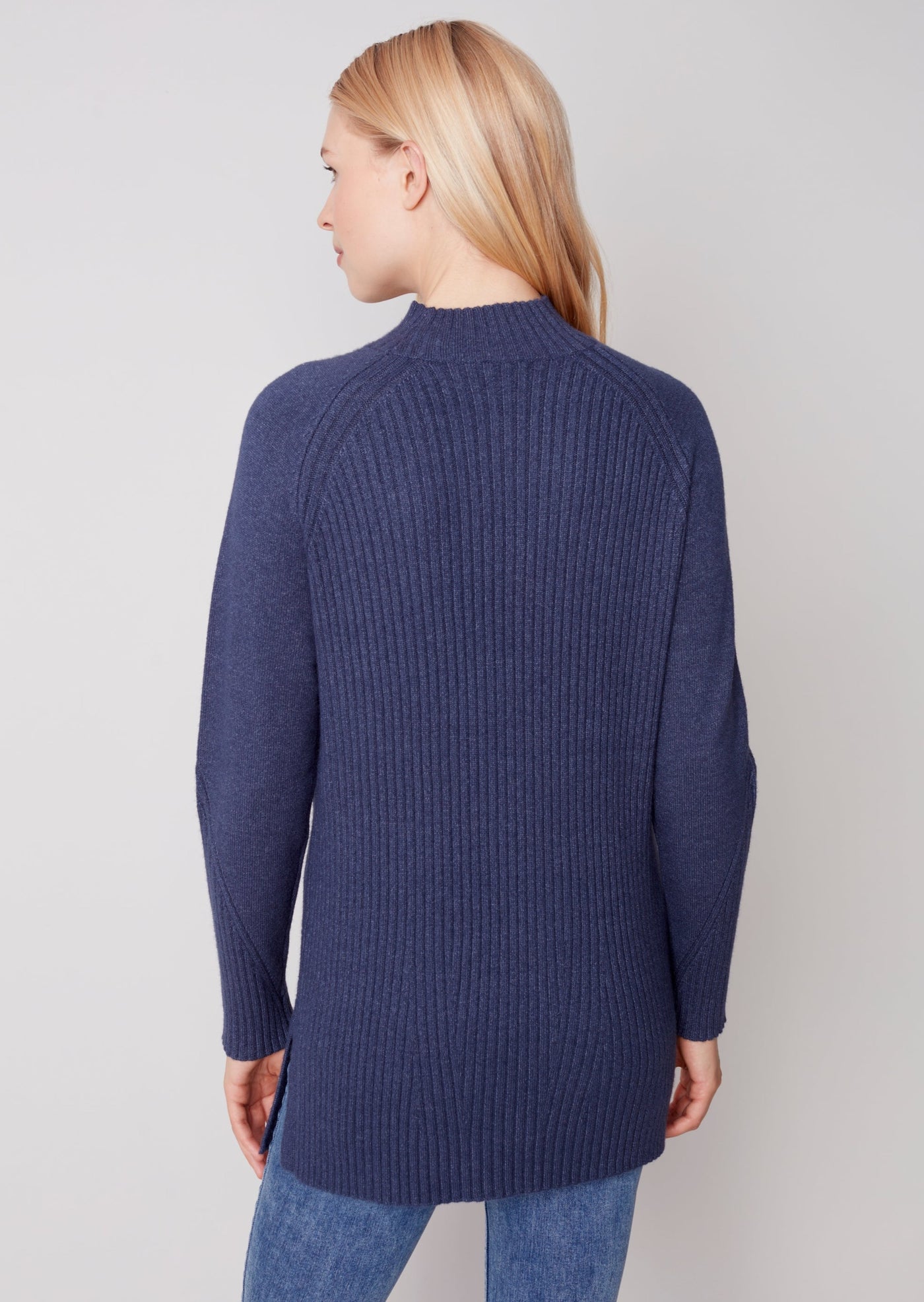 Charlie B - Mock Neck Raglan Sweater