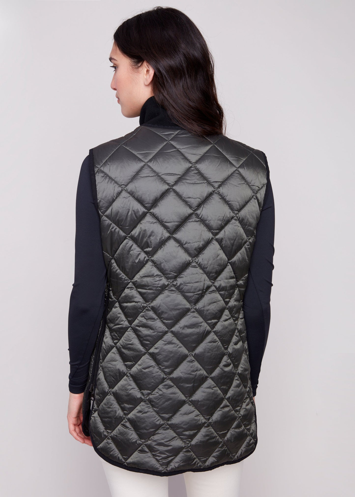 Charlie B - Irridescent Reversible Vest - SALE