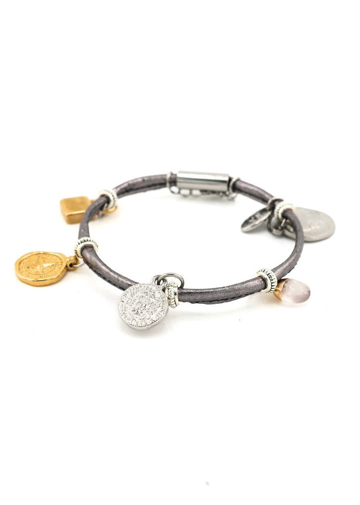 Design Fixation - Charming Magnet Bracelet Mixed Metal