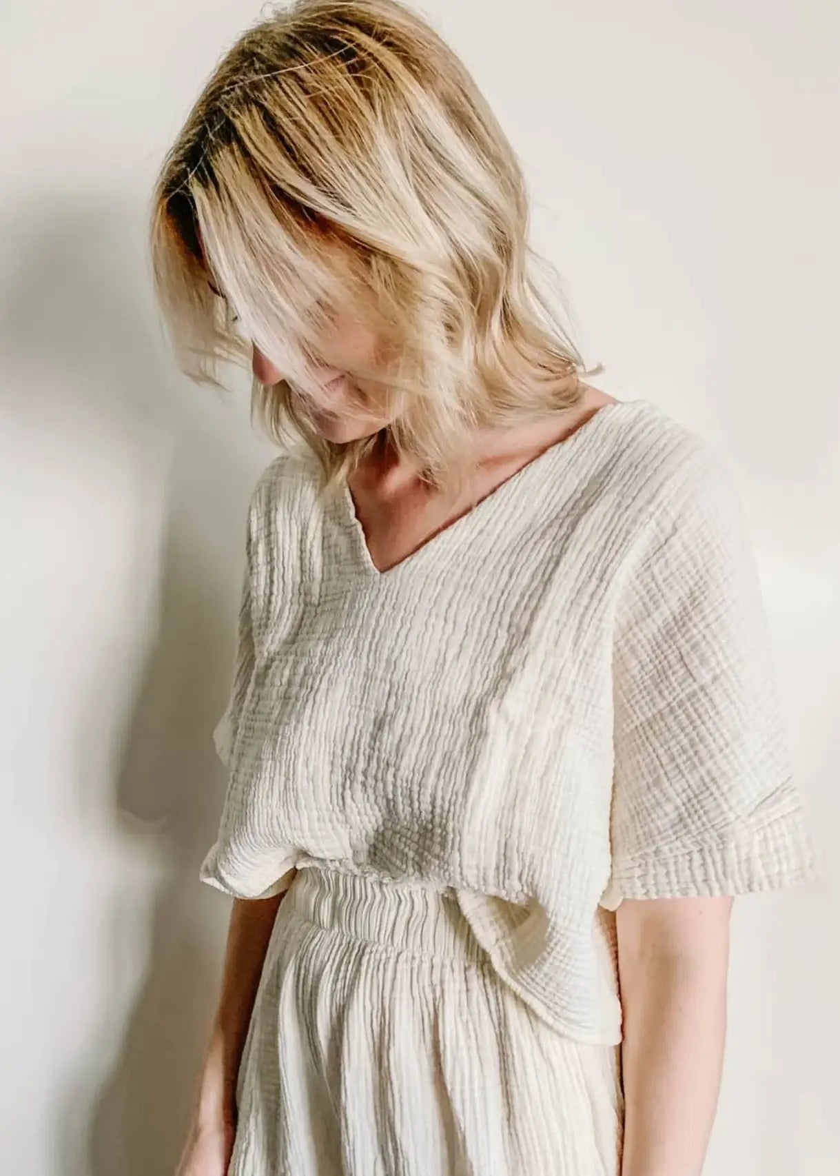 Pokoloko - Crinkle Crop Top