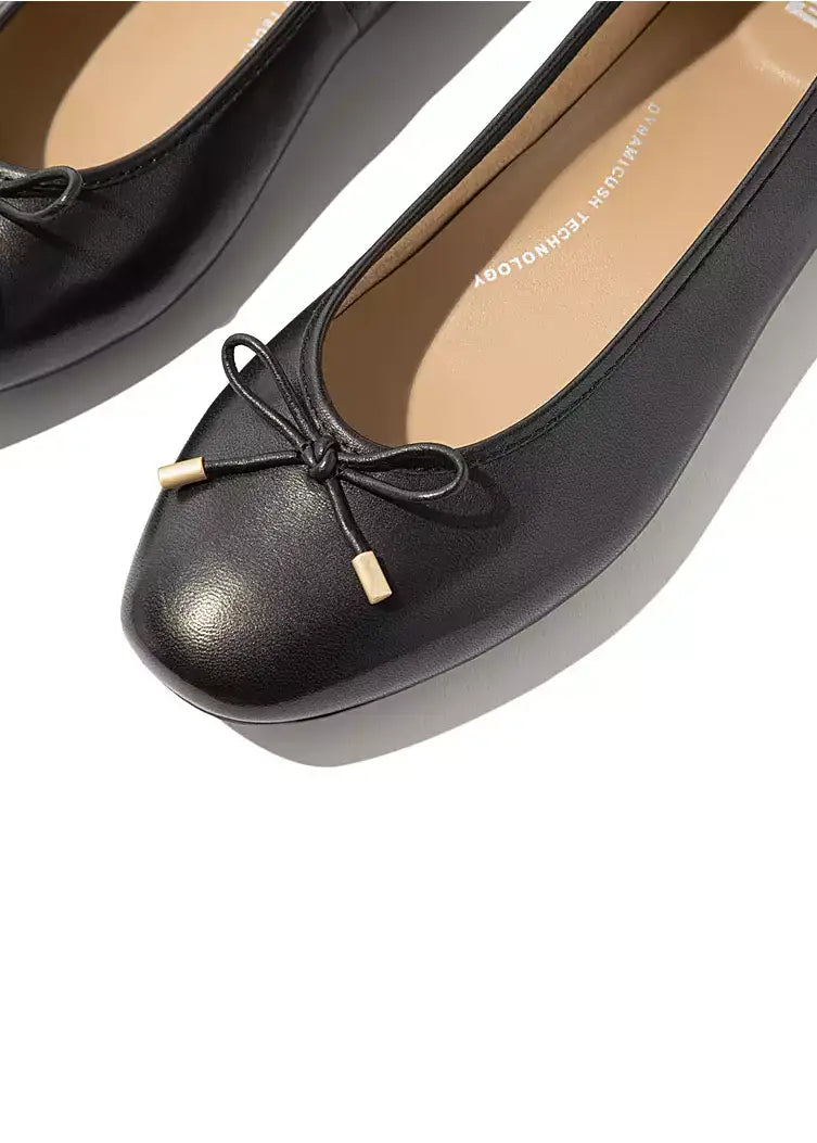 FitFlop - Delicato Soft Leather Ballerinas