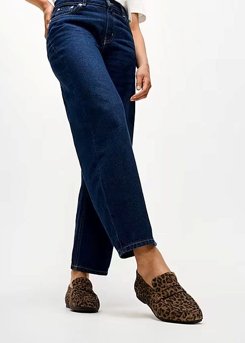 FitFlop - Delicato Suede Leopard Loafers