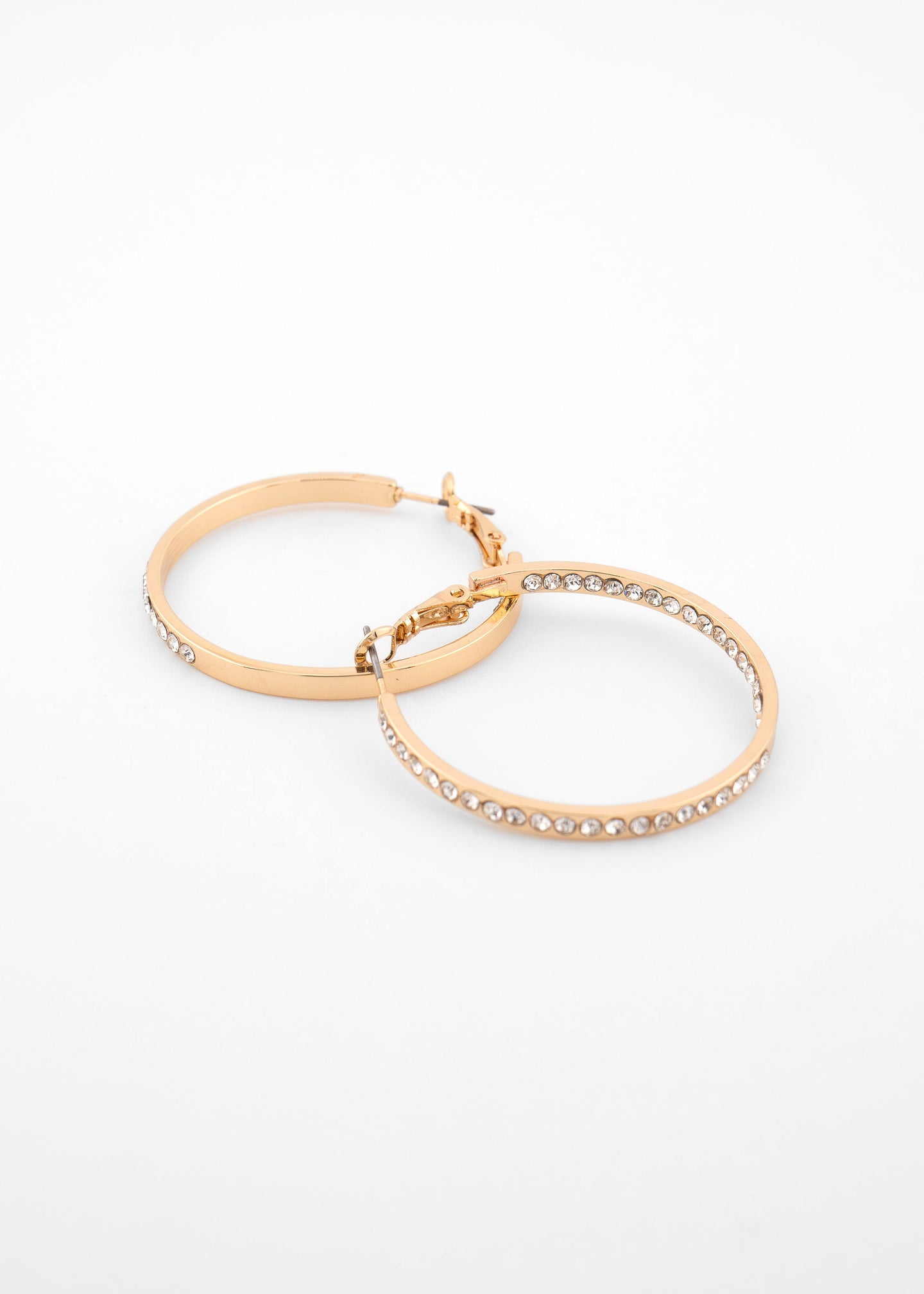 Crystal Hoop Earrings