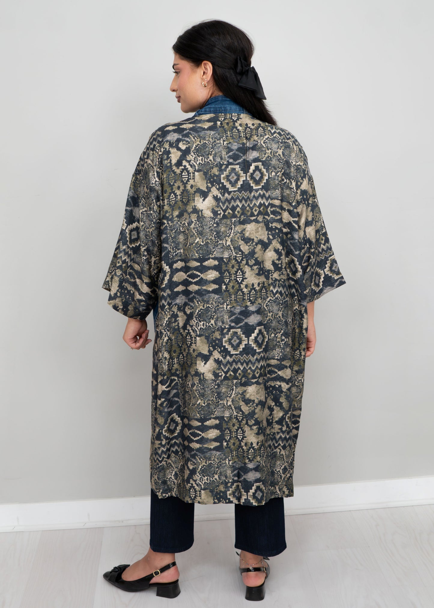 Shannon Passero - Janis Cardigan Olive Mix Print