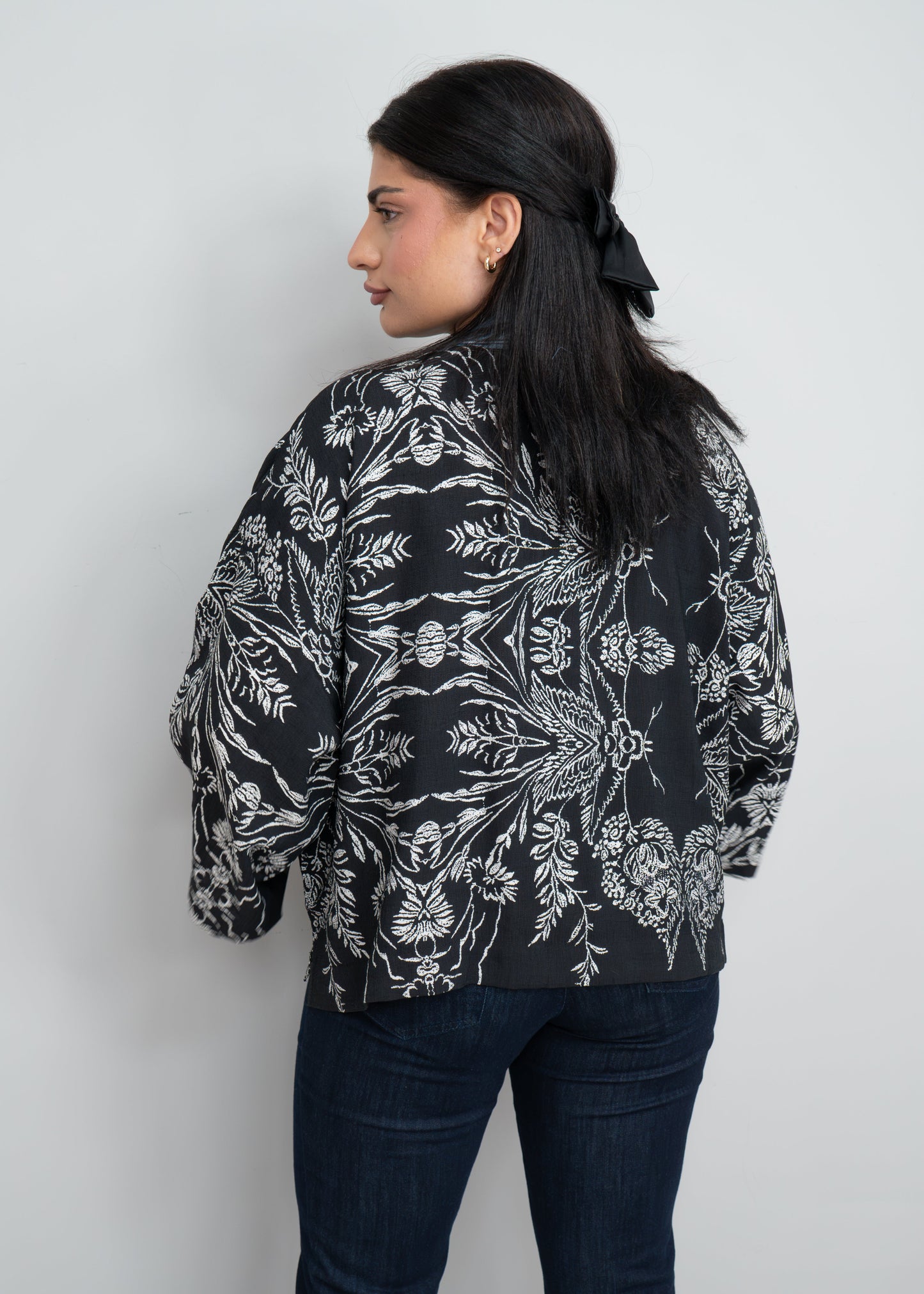 Shannon Passero - Karol Cardigan Monochrome Mix Print
