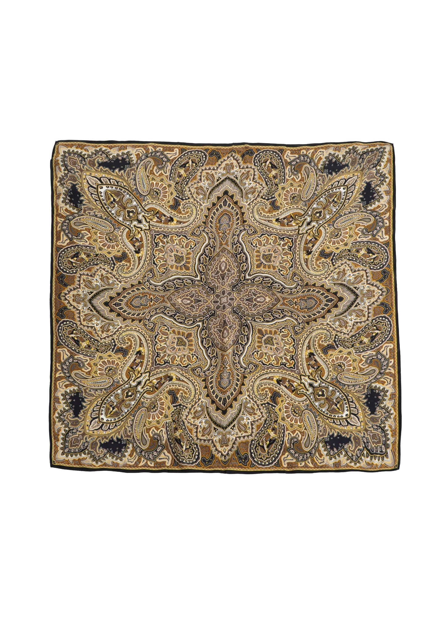 Tom & Eva - Ornate Paisley Silk Scarf