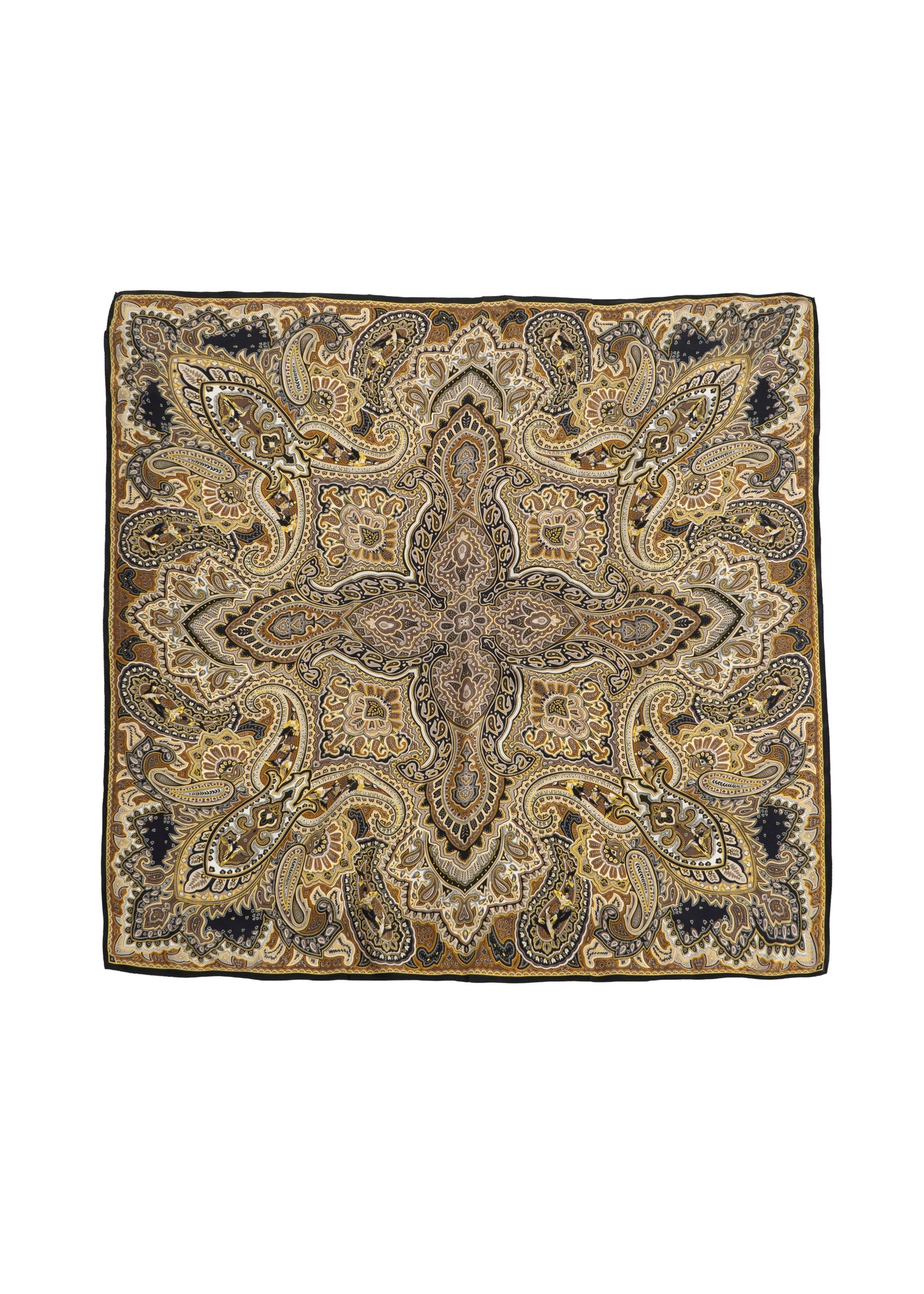 Tom & Eva - Ornate Paisley Silk Scarf