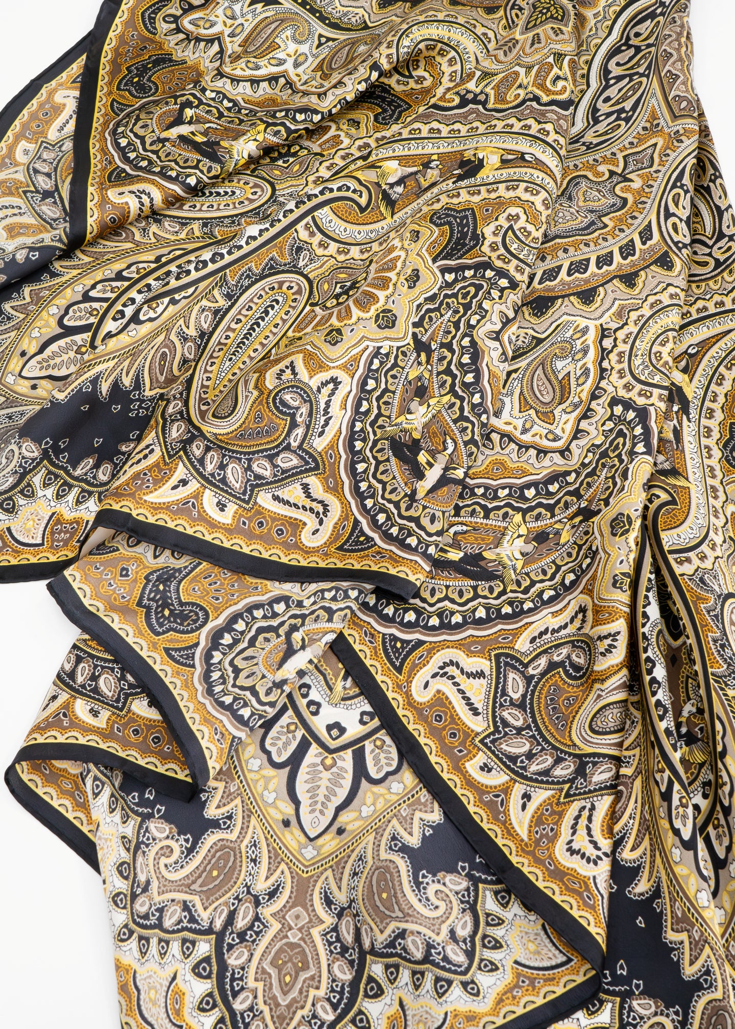 Tom & Eva - Ornate Paisley Silk Scarf