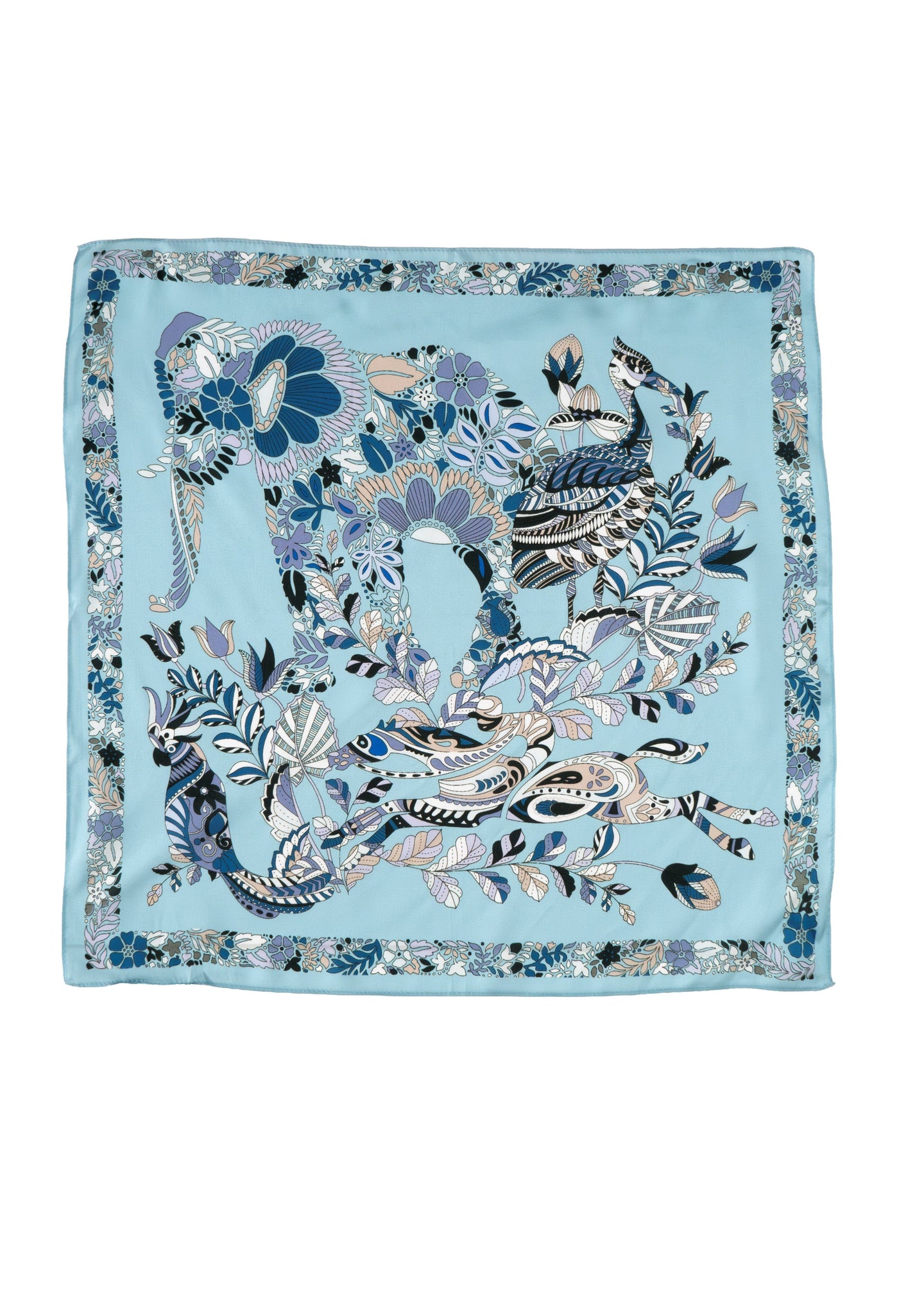 Tom & Eva - Wildlife Silk Neckerchief