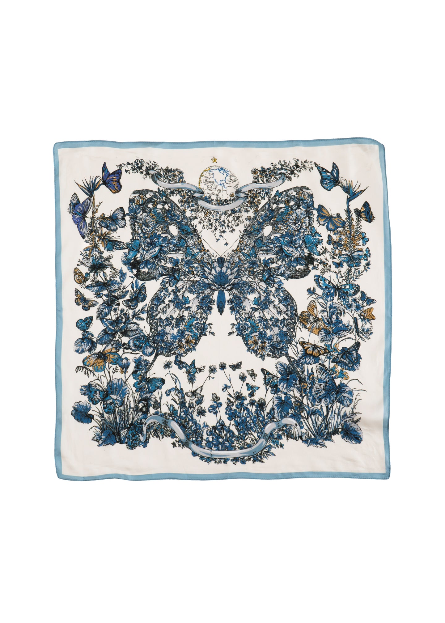 Tom & Eva - Butterfly Sanctuary Silk Neckerchief