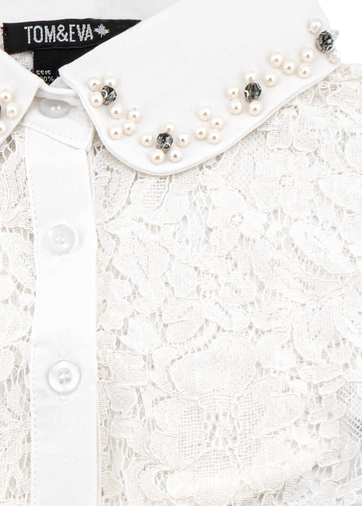 Tom & Eva - Lace and Pearl Dickie